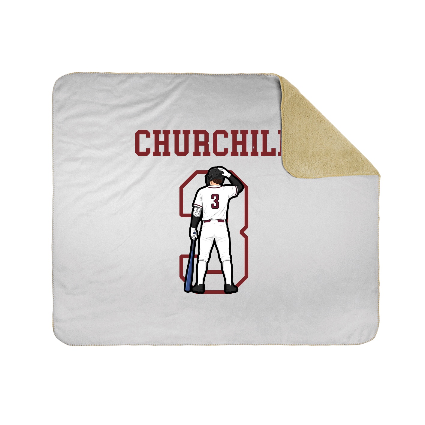 Throw Blanket — Shirsey in White