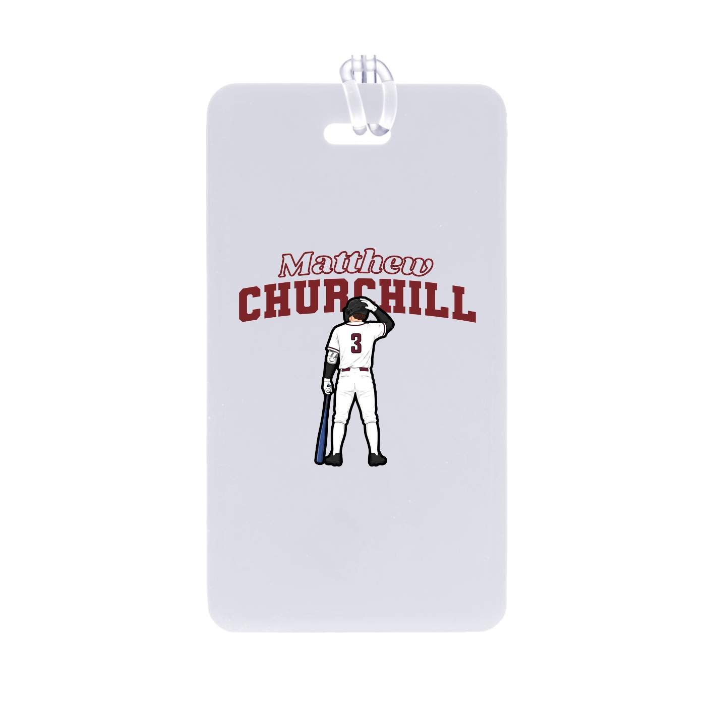 Bag Tag — Name Arch in Classic