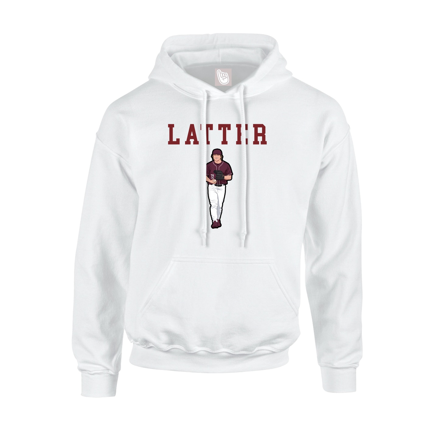 Hoodie — Shirsey in White