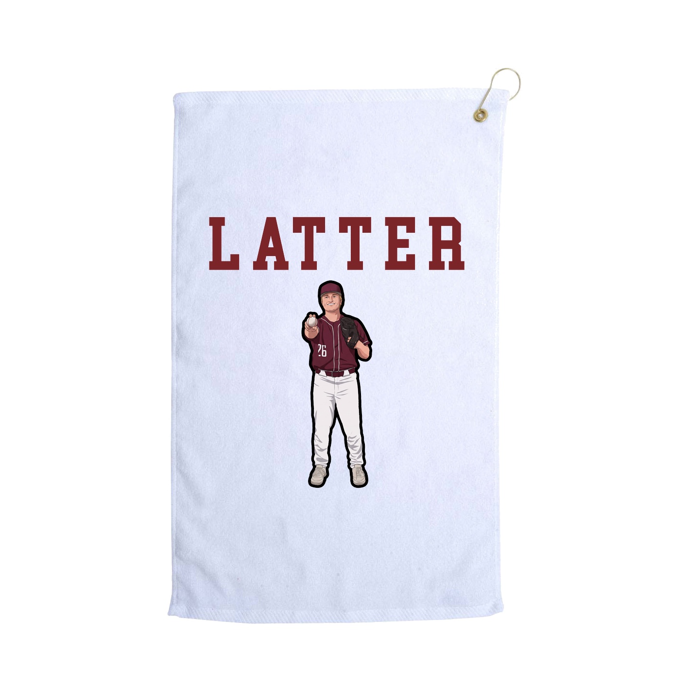 Golf Towel — Shirsey in White
