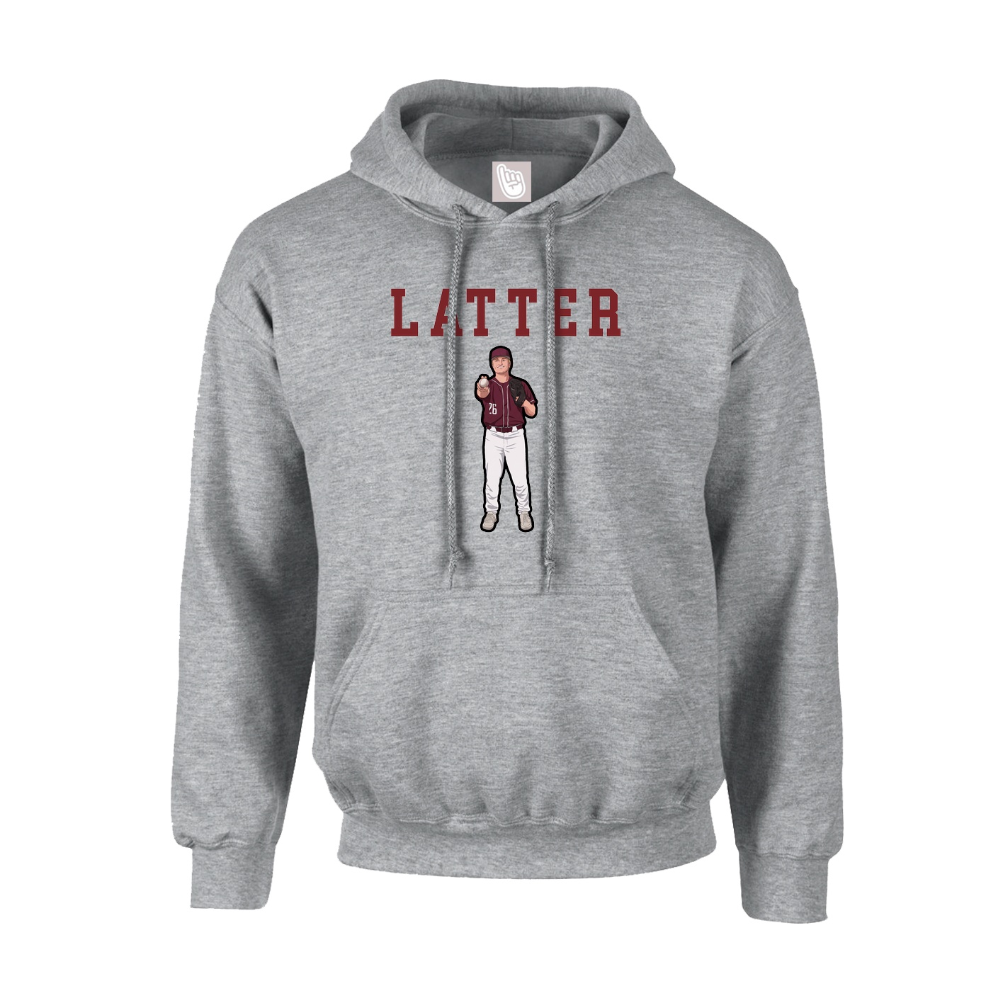 Hoodie — Shirsey in Grey