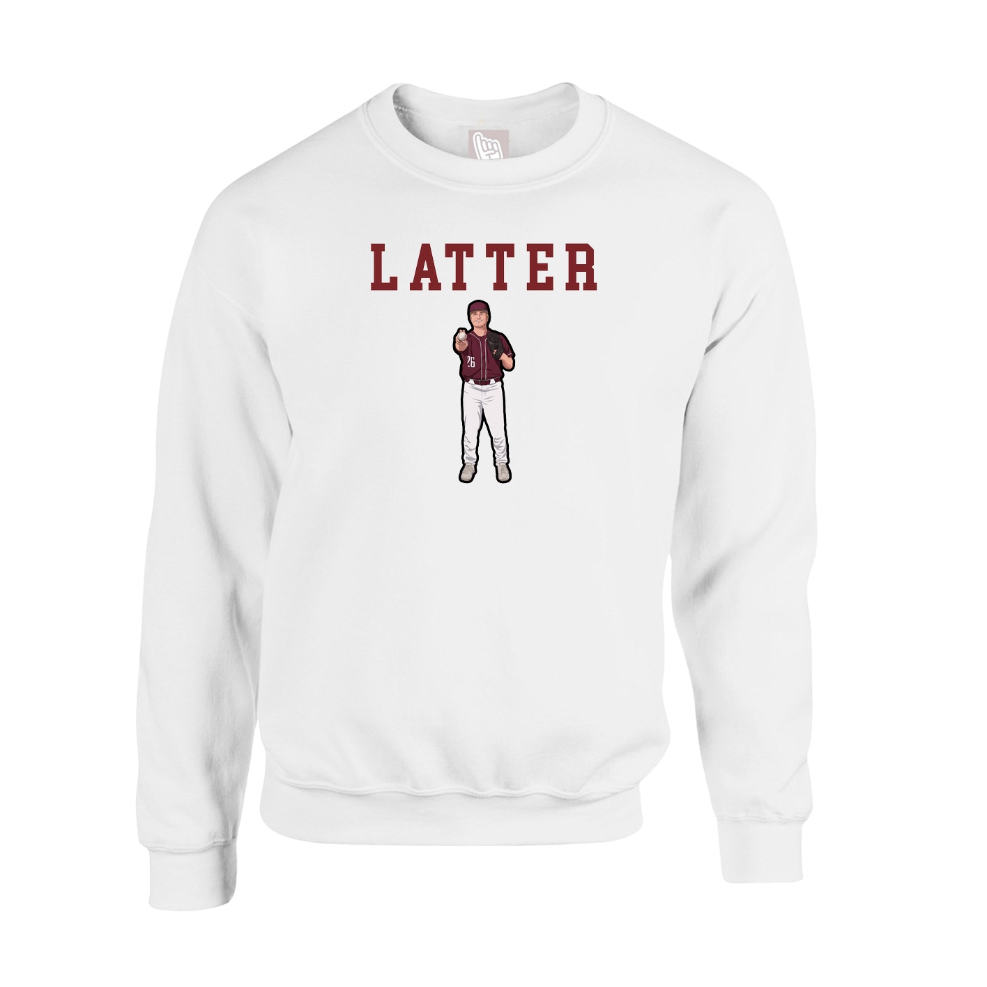 Fleece Crew — Shirsey in White