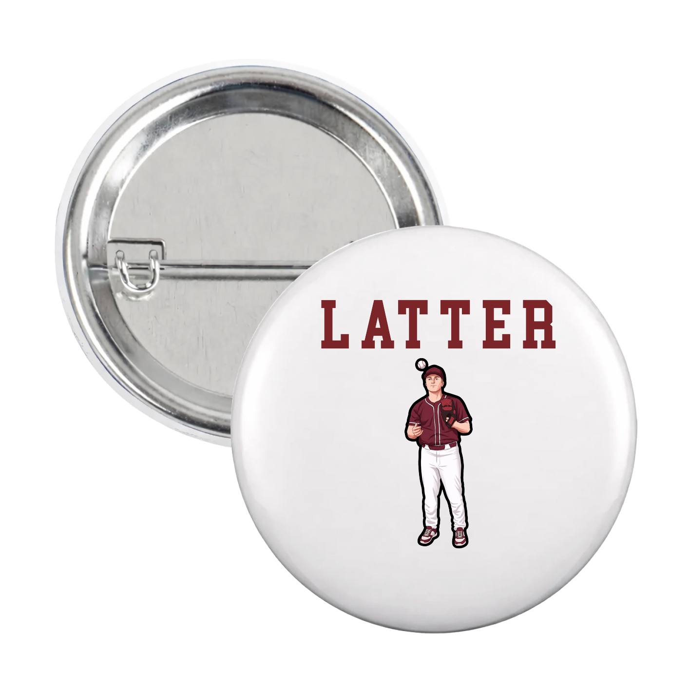 Game Day Button — Shirsey in White