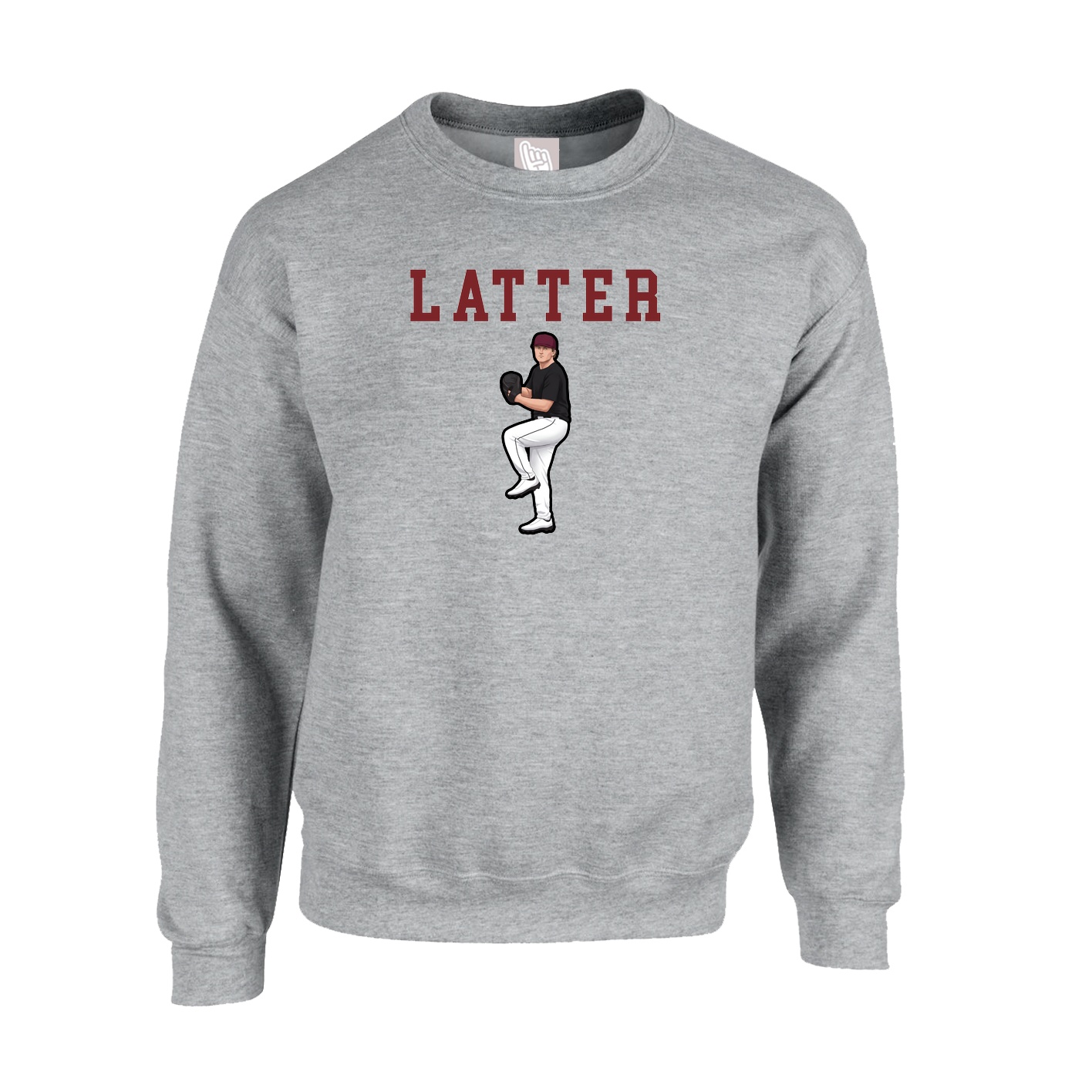 Fleece Crew — Shirsey in Grey