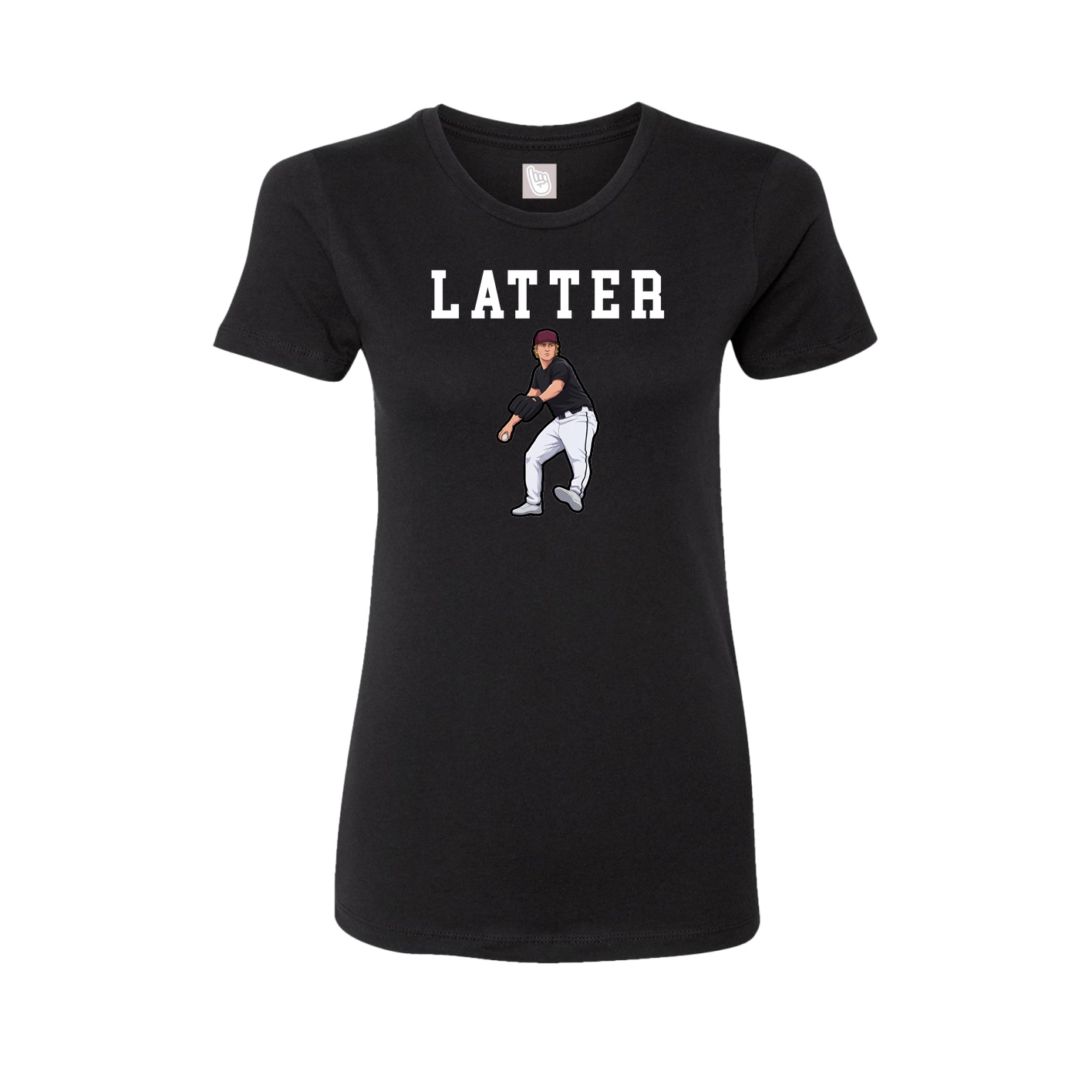 Fitted Women's Tee — Shirsey in Black