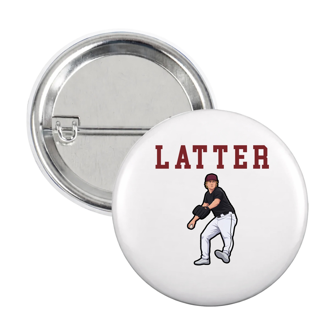 Game Day Button — Shirsey in White