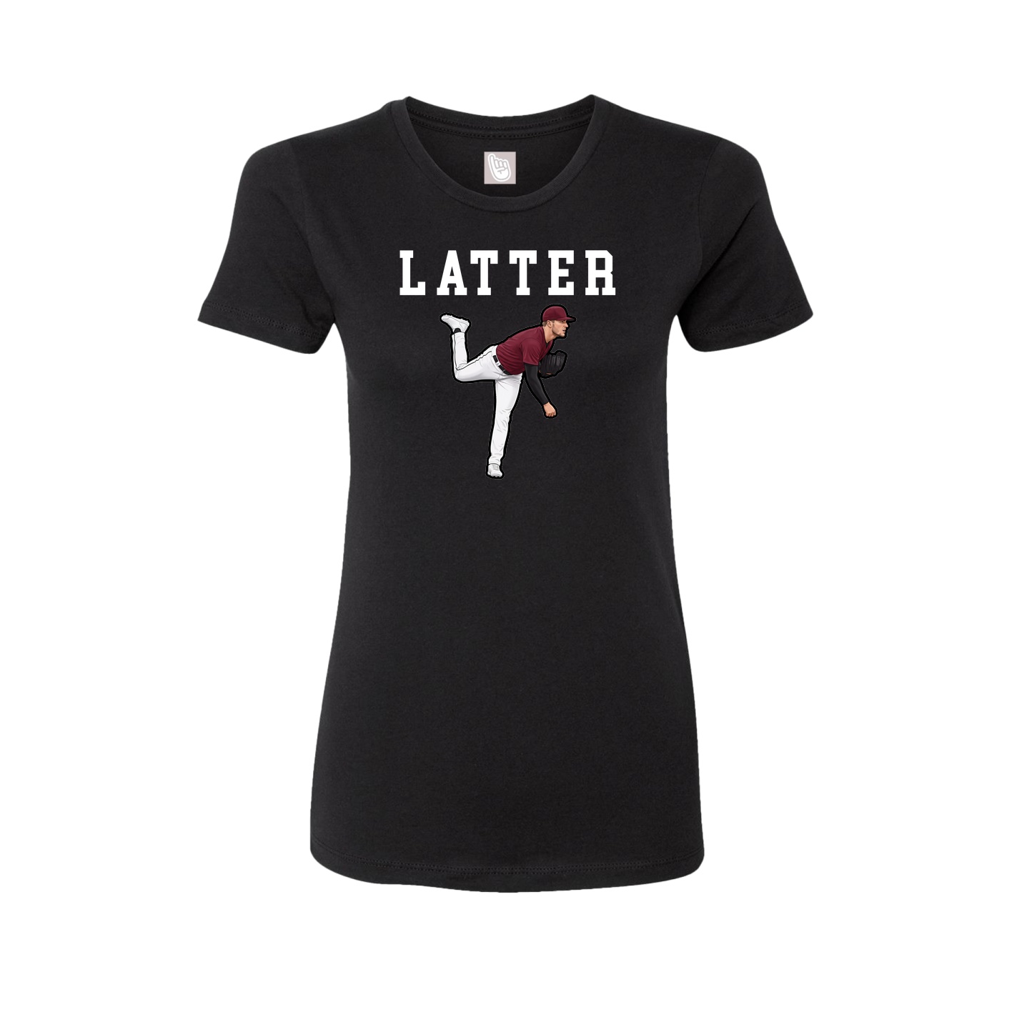 Fitted Women's Tee — Shirsey in Black