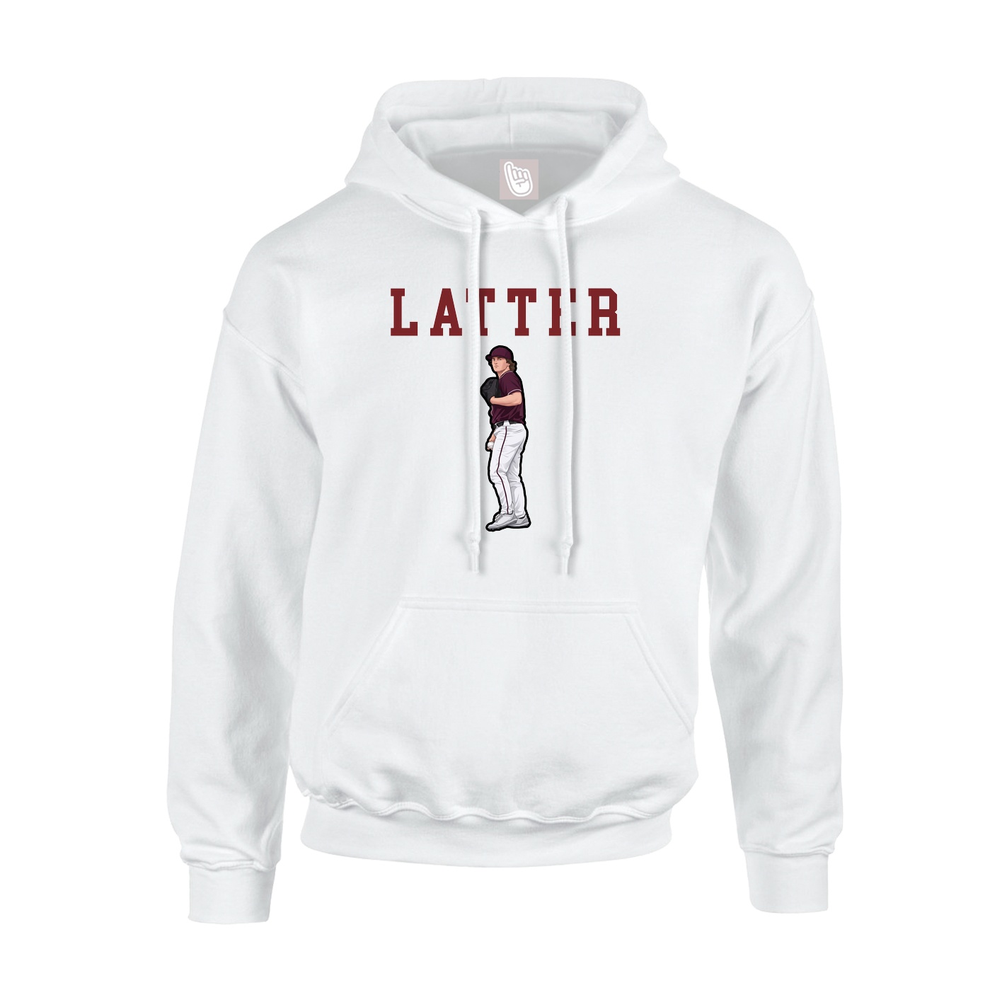 Hoodie — Shirsey in White