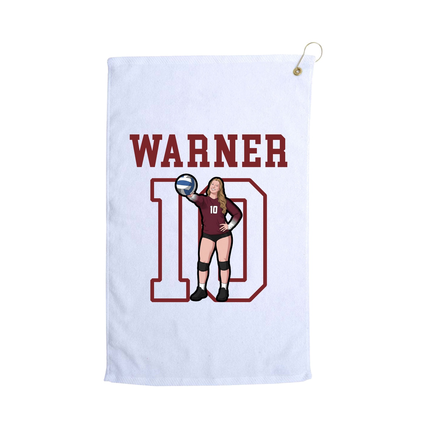Golf Towel — Shirsey in White