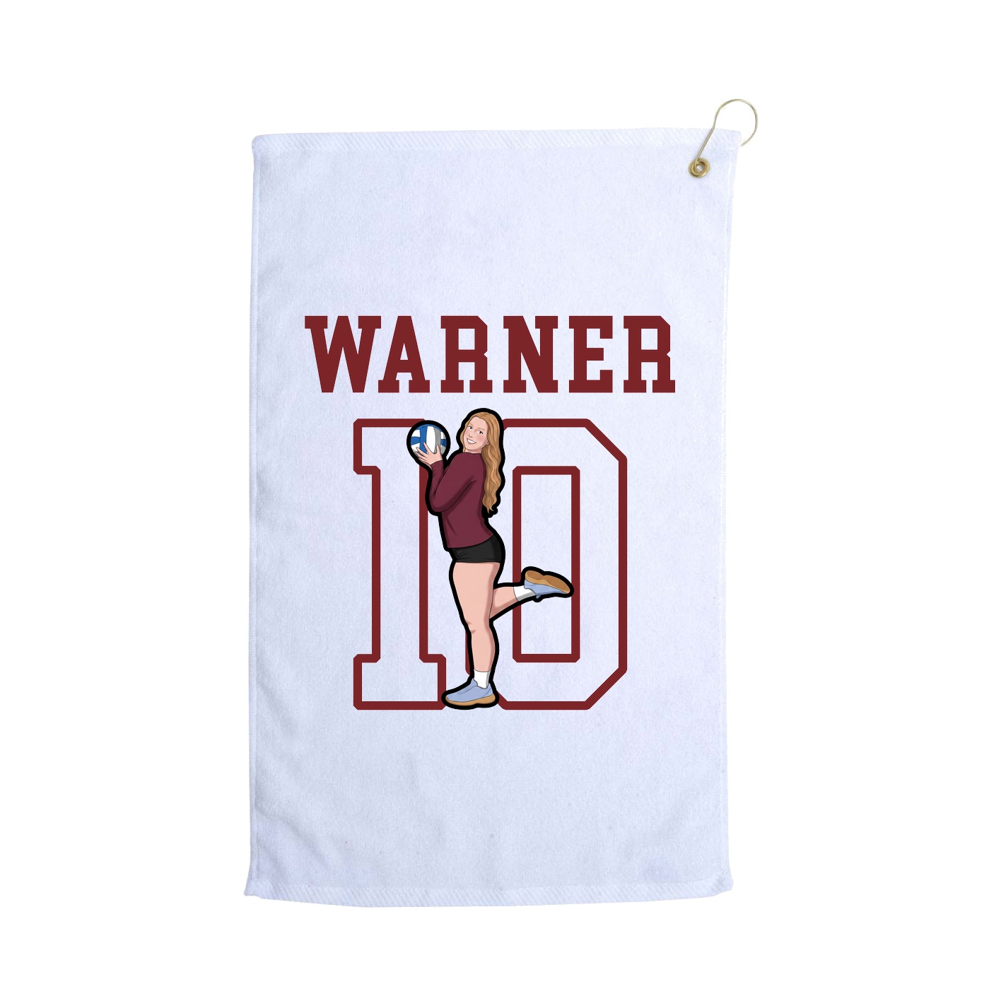 Golf Towel — Shirsey in White