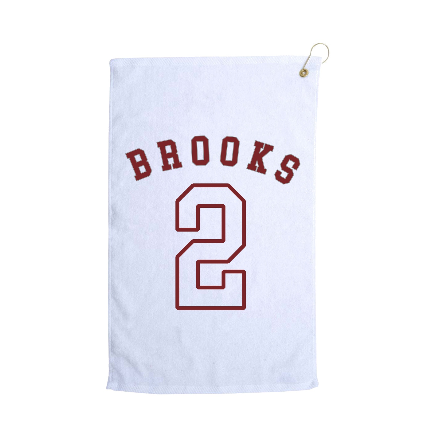 Golf Towel — Shirsey Arch in White