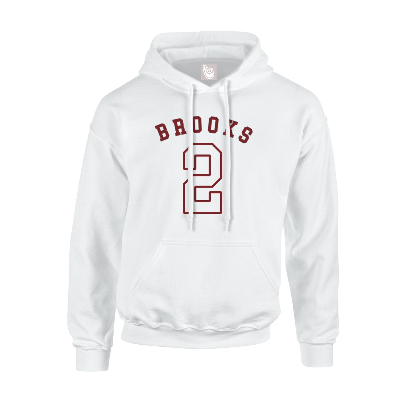 Youth Hoodie — Shirsey Arch in White