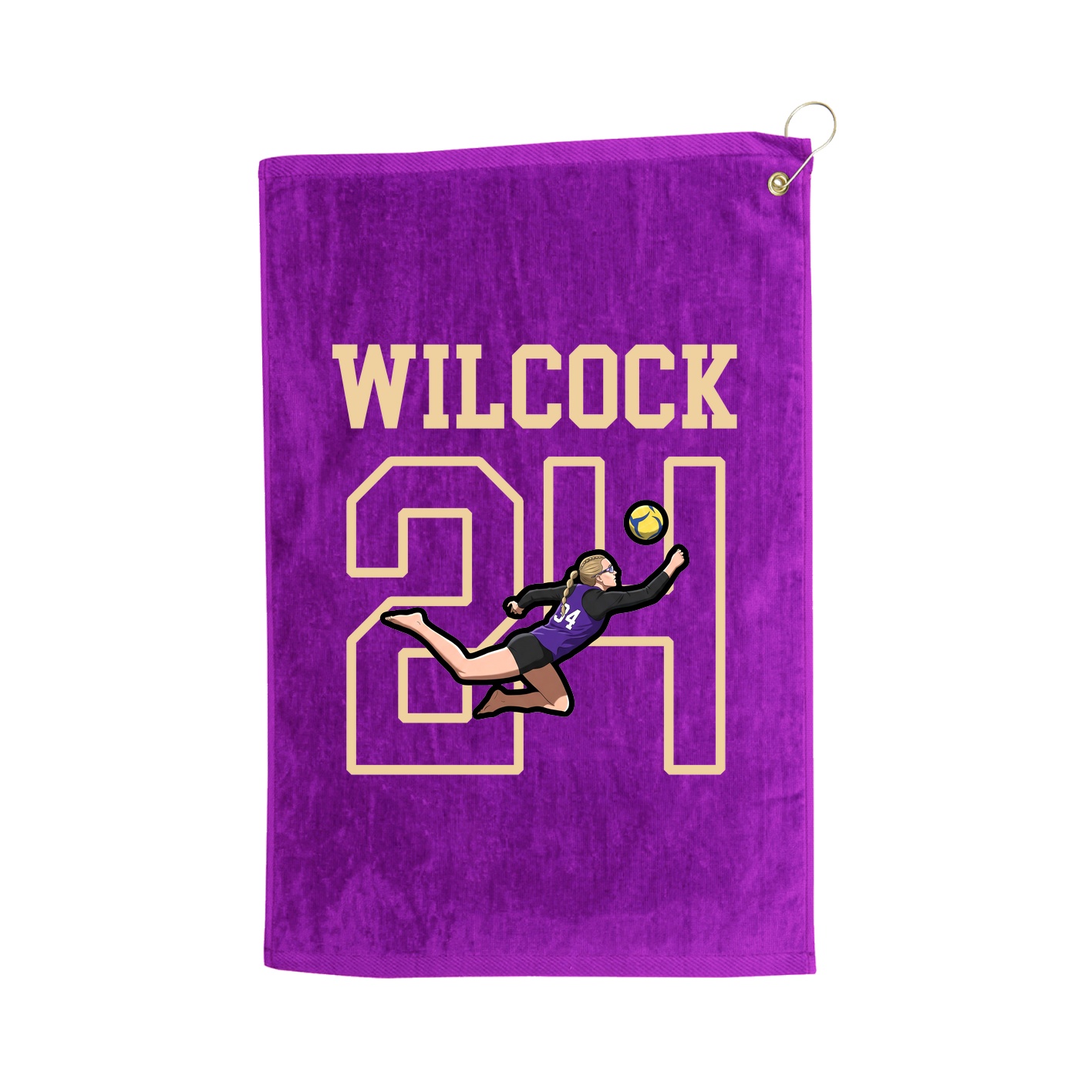 Golf Towel — Shirsey in Purple