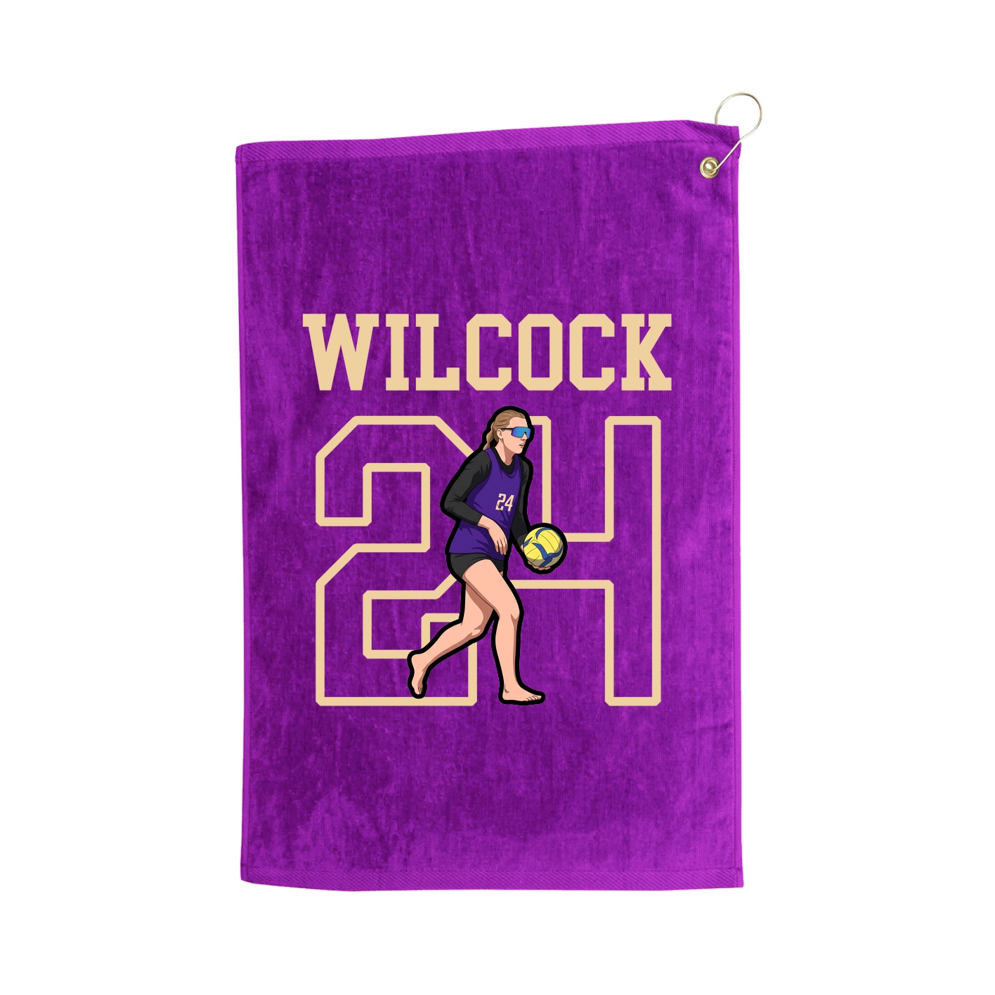 Golf Towel — Shirsey in Purple