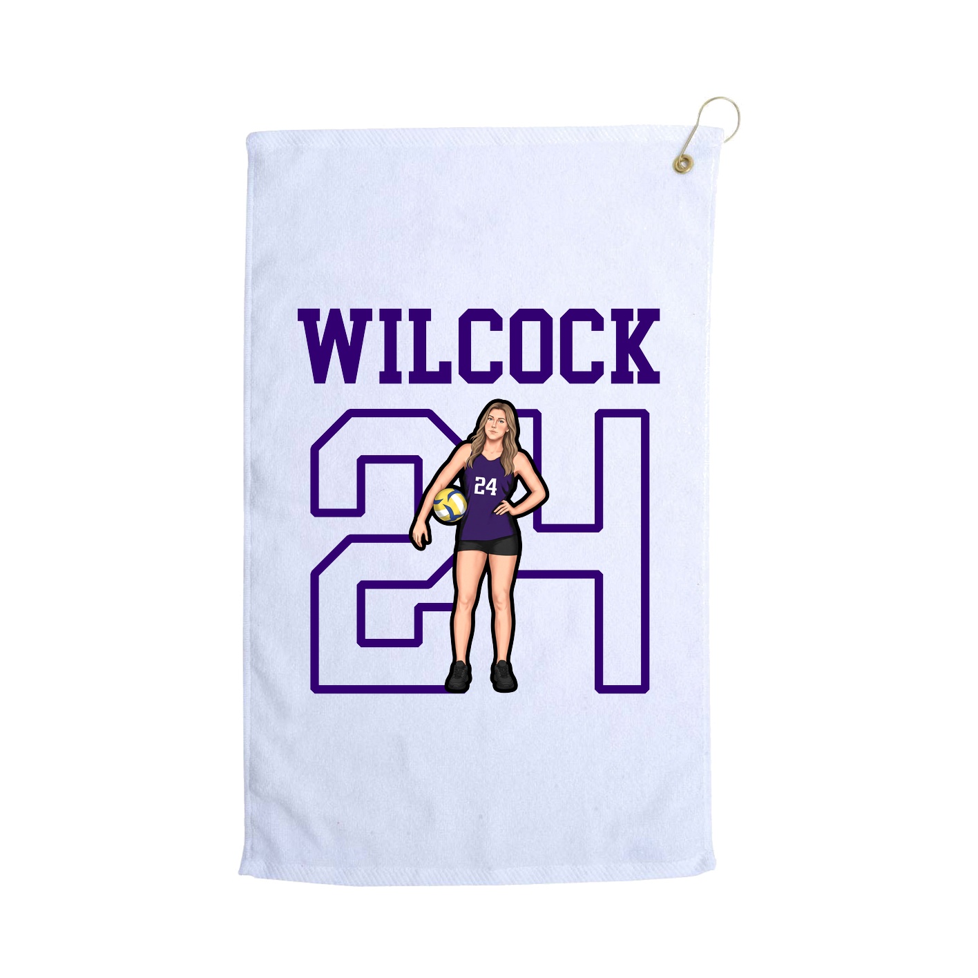 Golf Towel — Shirsey in White