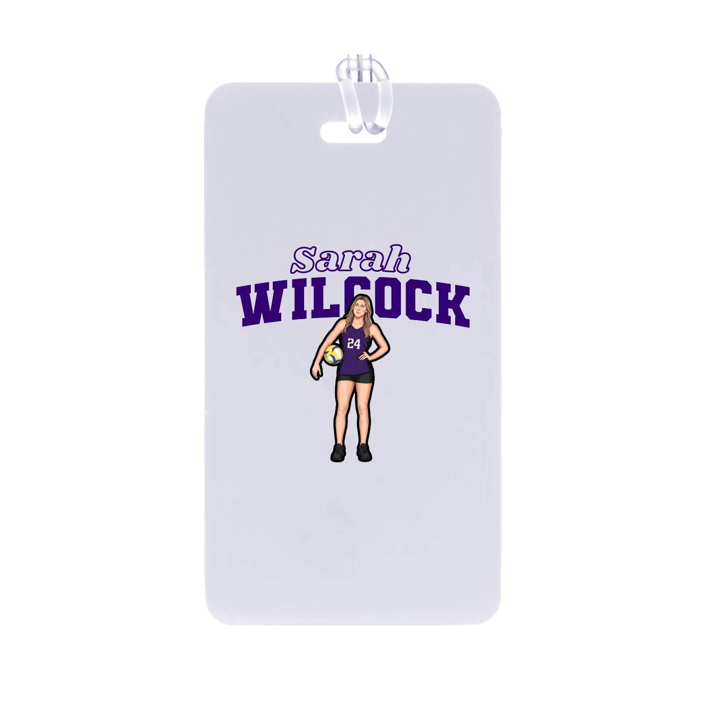 Bag Tag — Name Arch in Classic