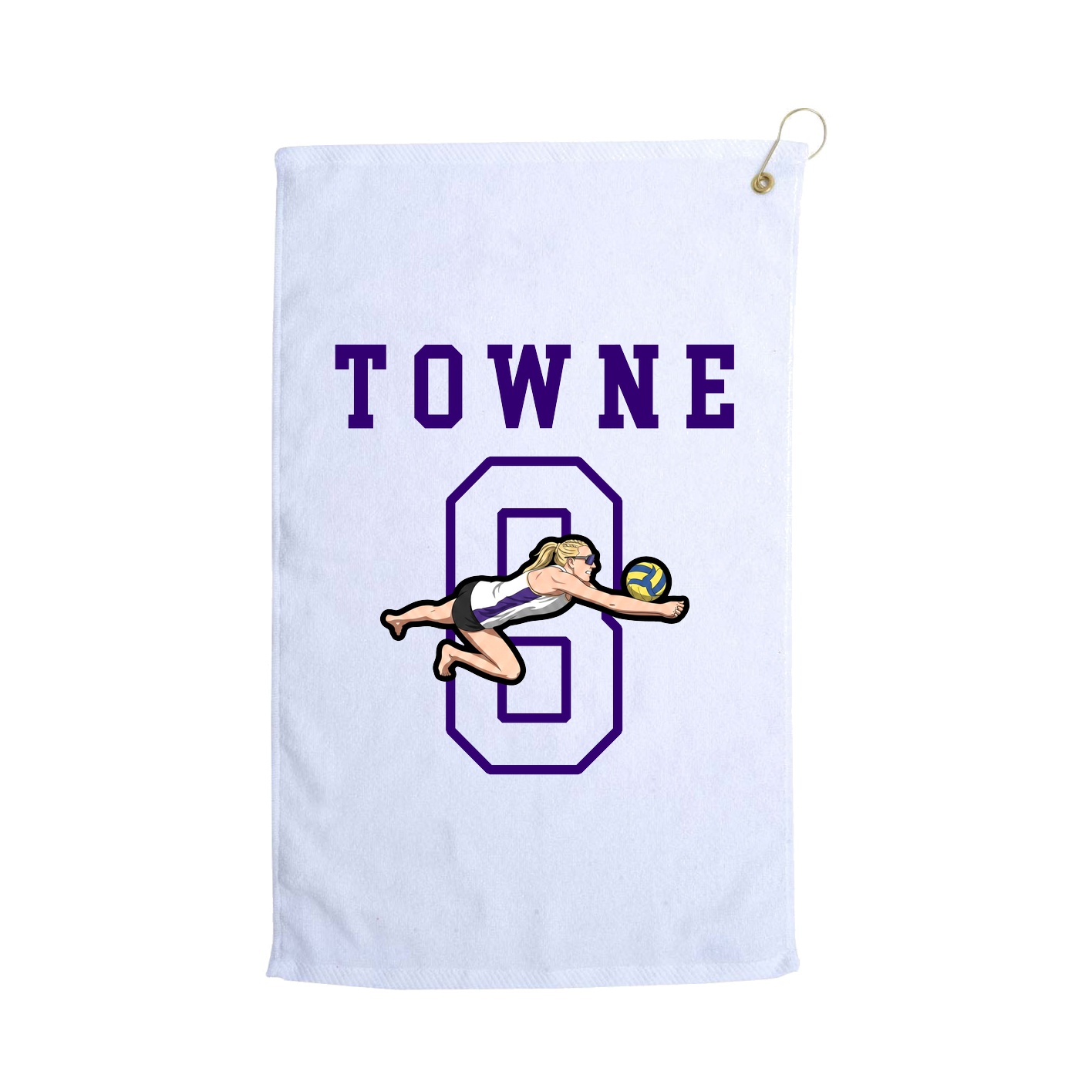 Golf Towel — Shirsey in White