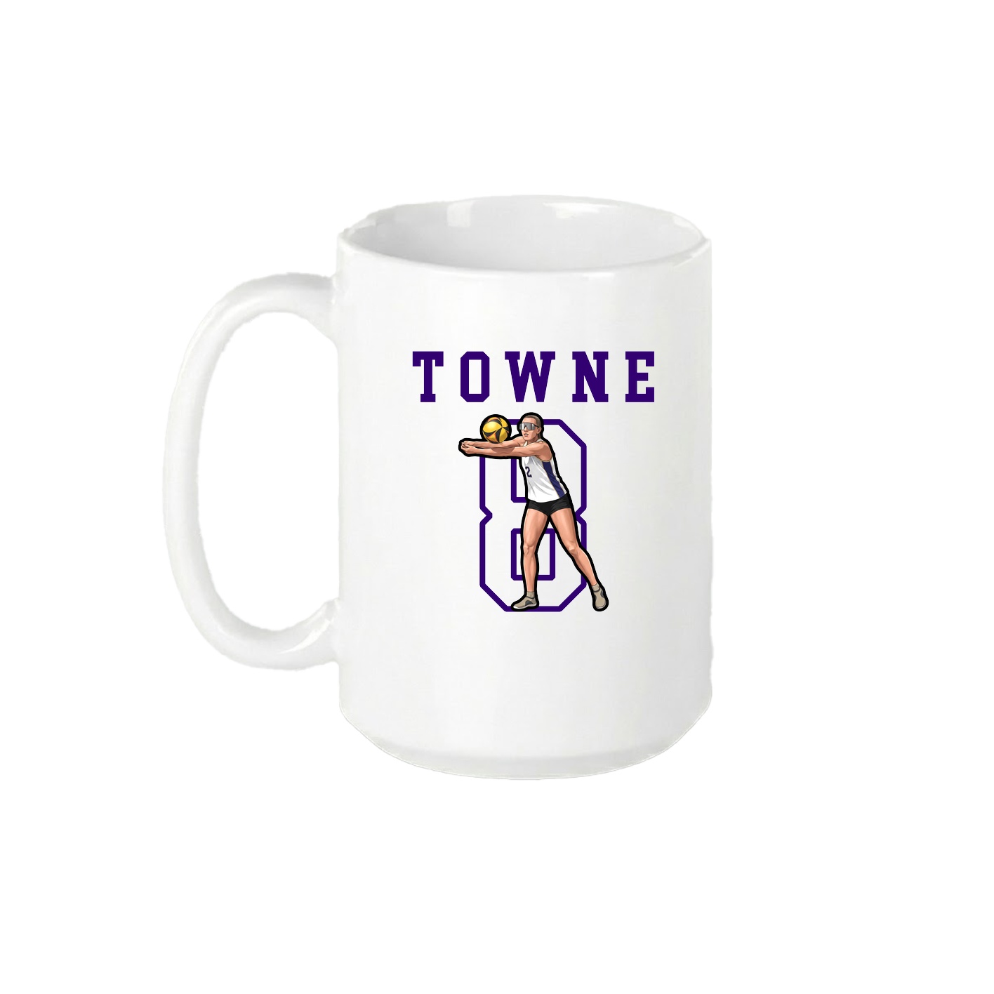 15oz Coffee Mug — Shirsey in White