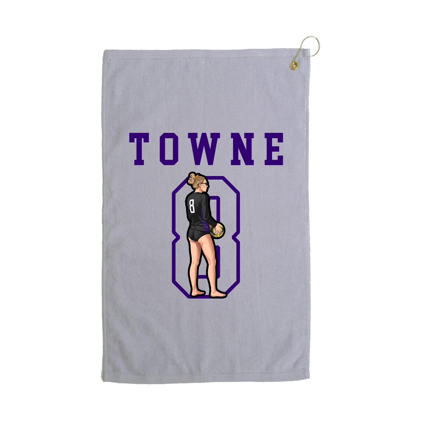 Golf Towel — Shirsey in Grey
