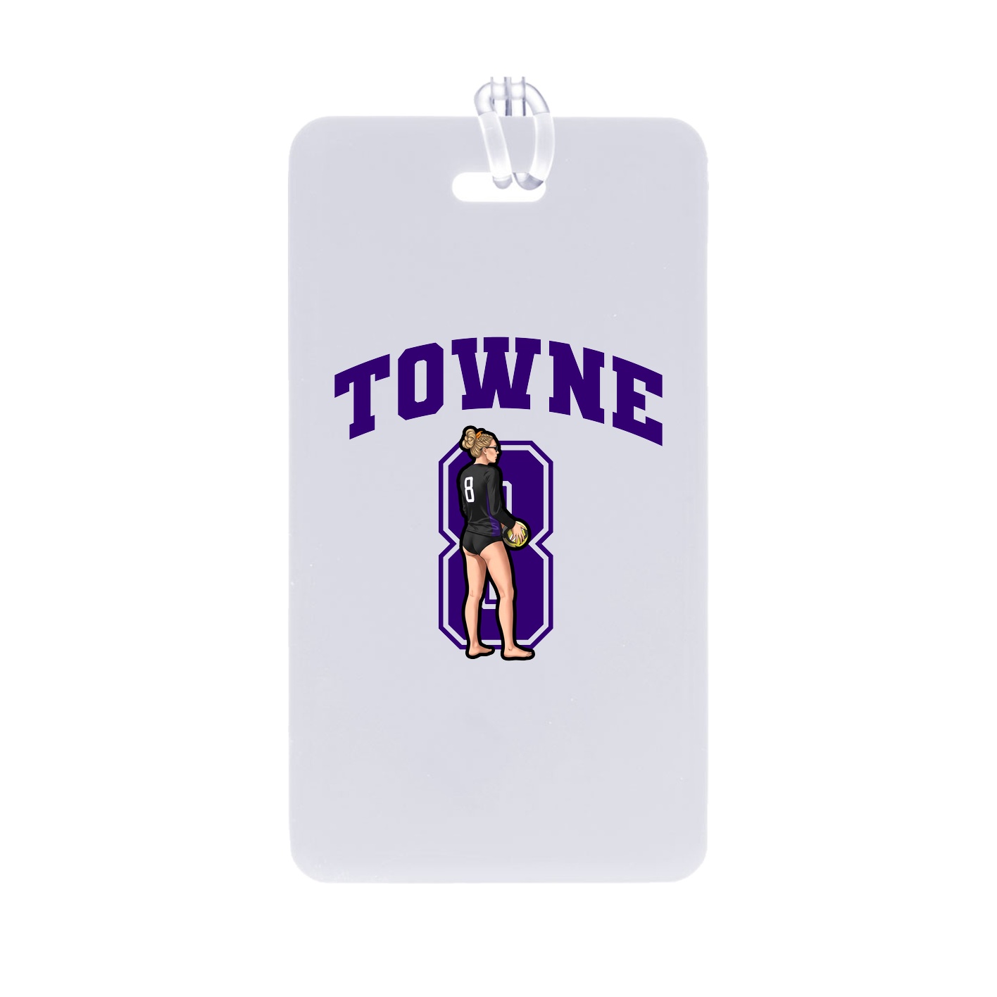 Bag Tag — Number in Classic