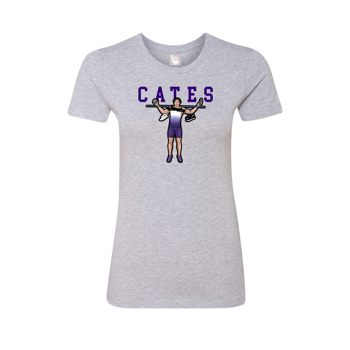 Fitted Women's Tee — Shirsey in Grey