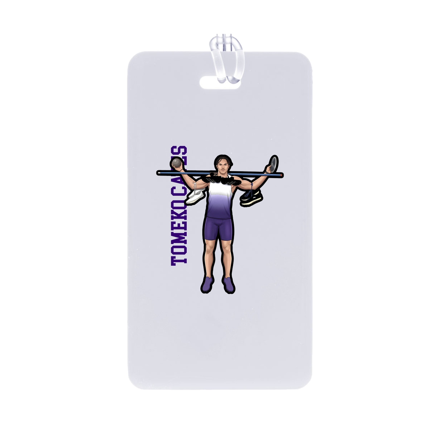 Bag Tag — Name Vertical in Classic