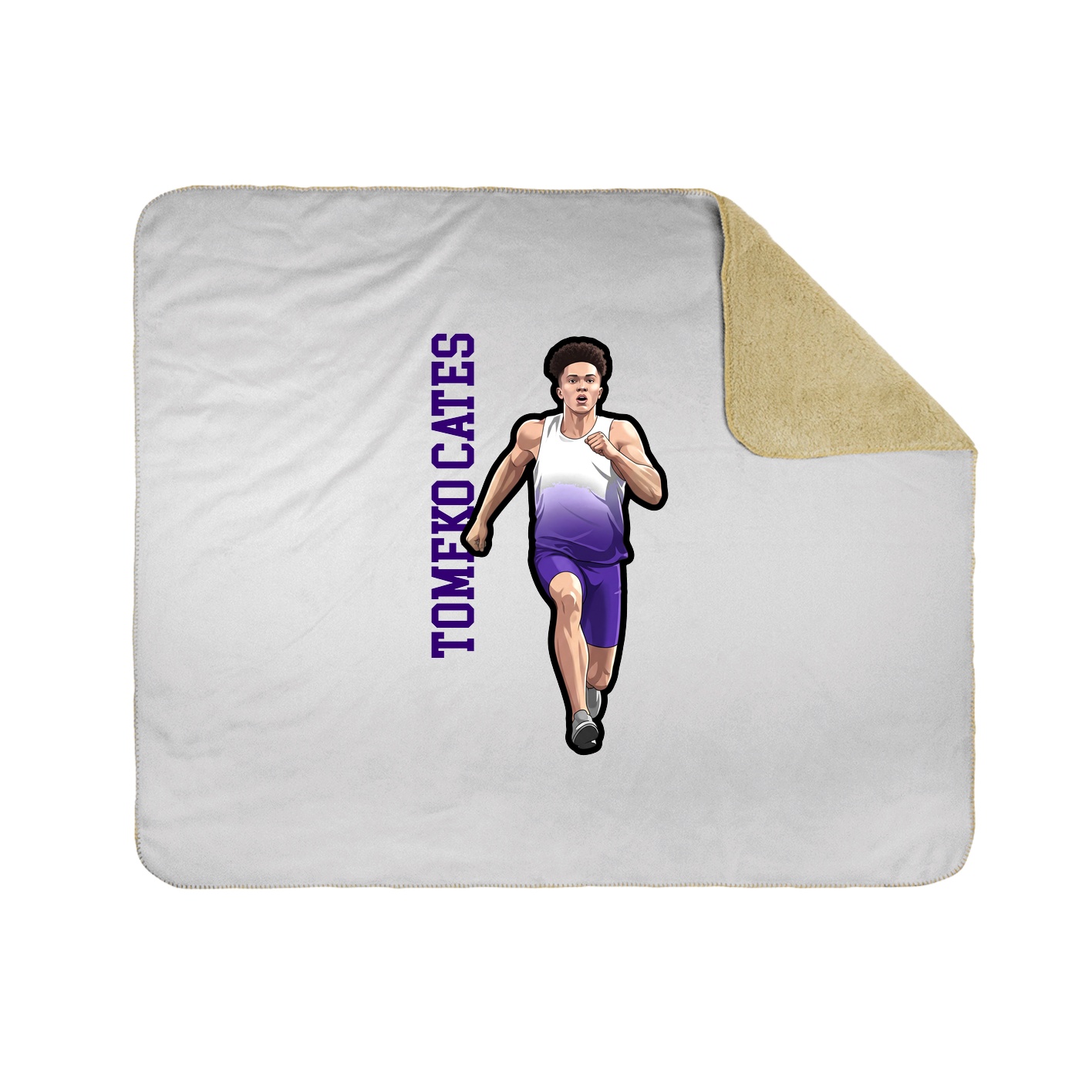 50x60 Sherpa Lined Throw Blanket