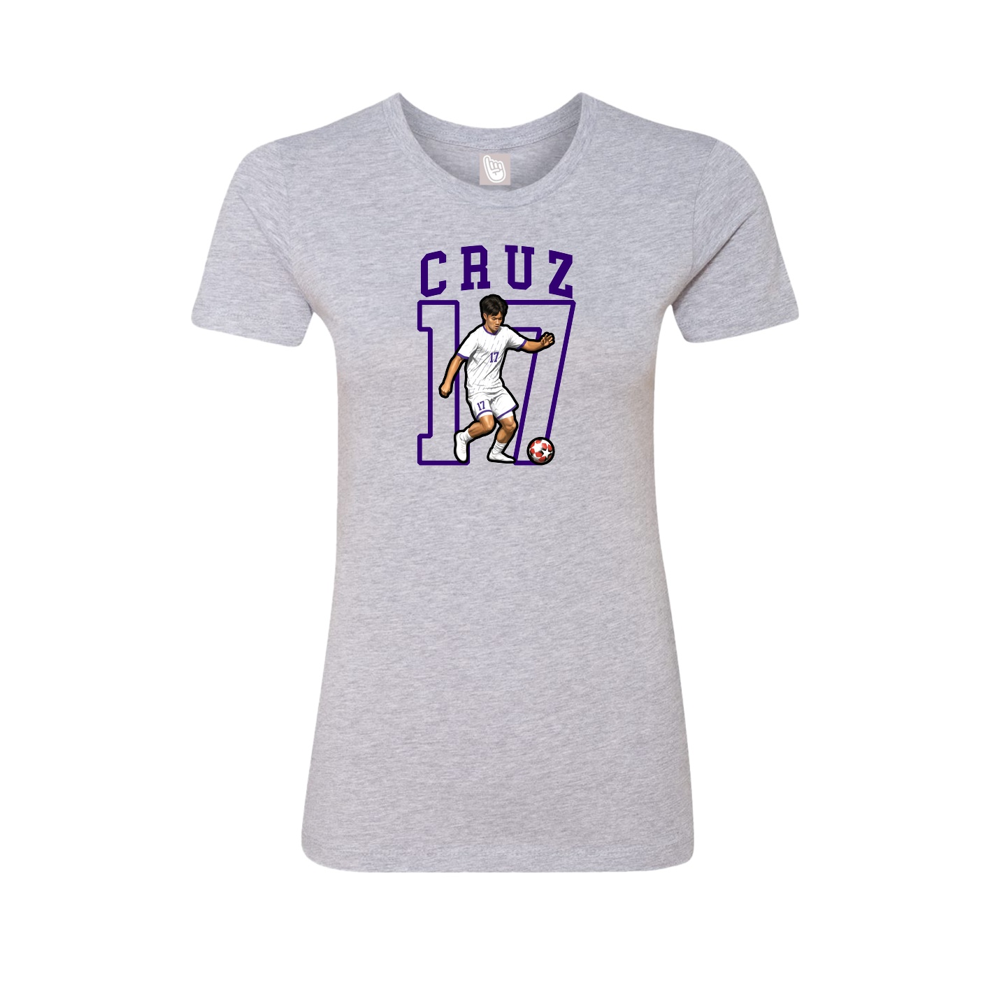 Fitted Women's Tee — Shirsey in Grey