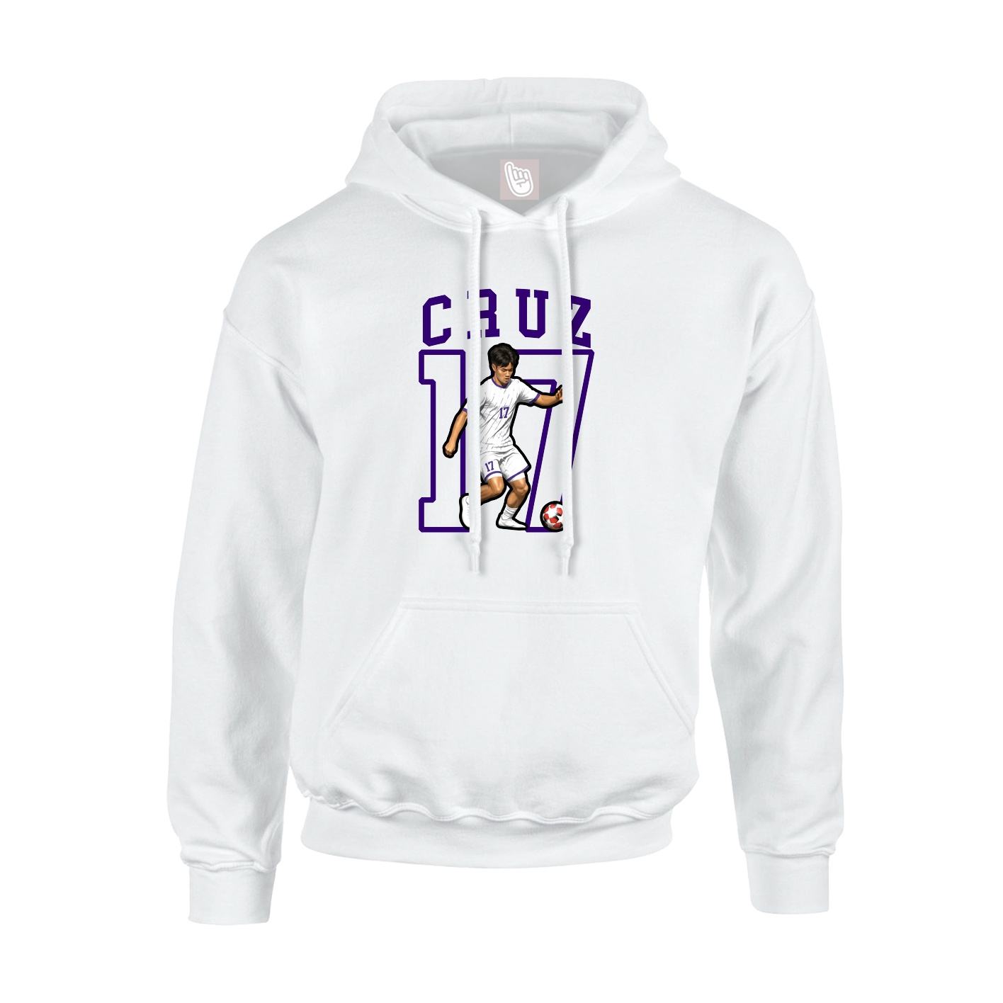 Hoodie — Shirsey in White