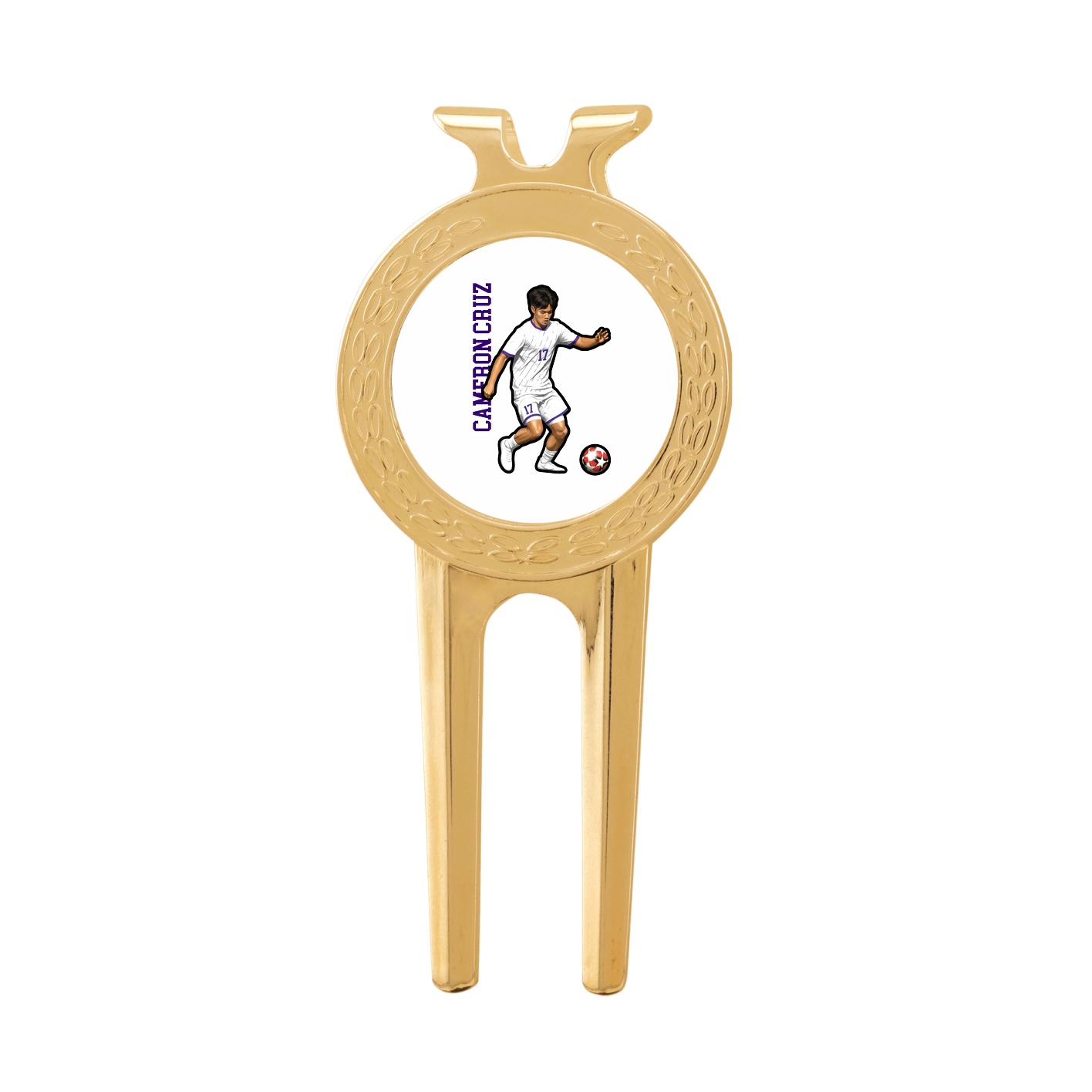 Divot Tool with Ball Marker — Name Vertical in Classic