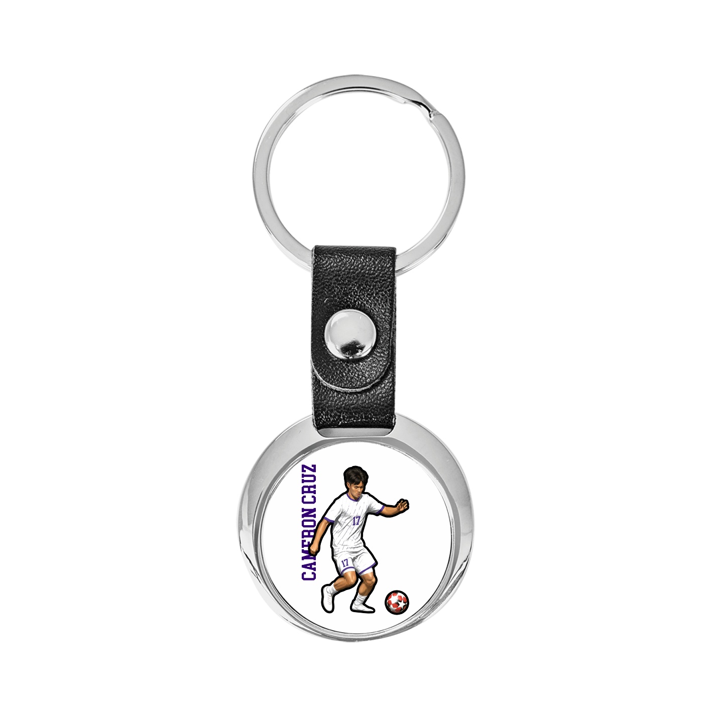 Key Chain — Name Vertical in Classic