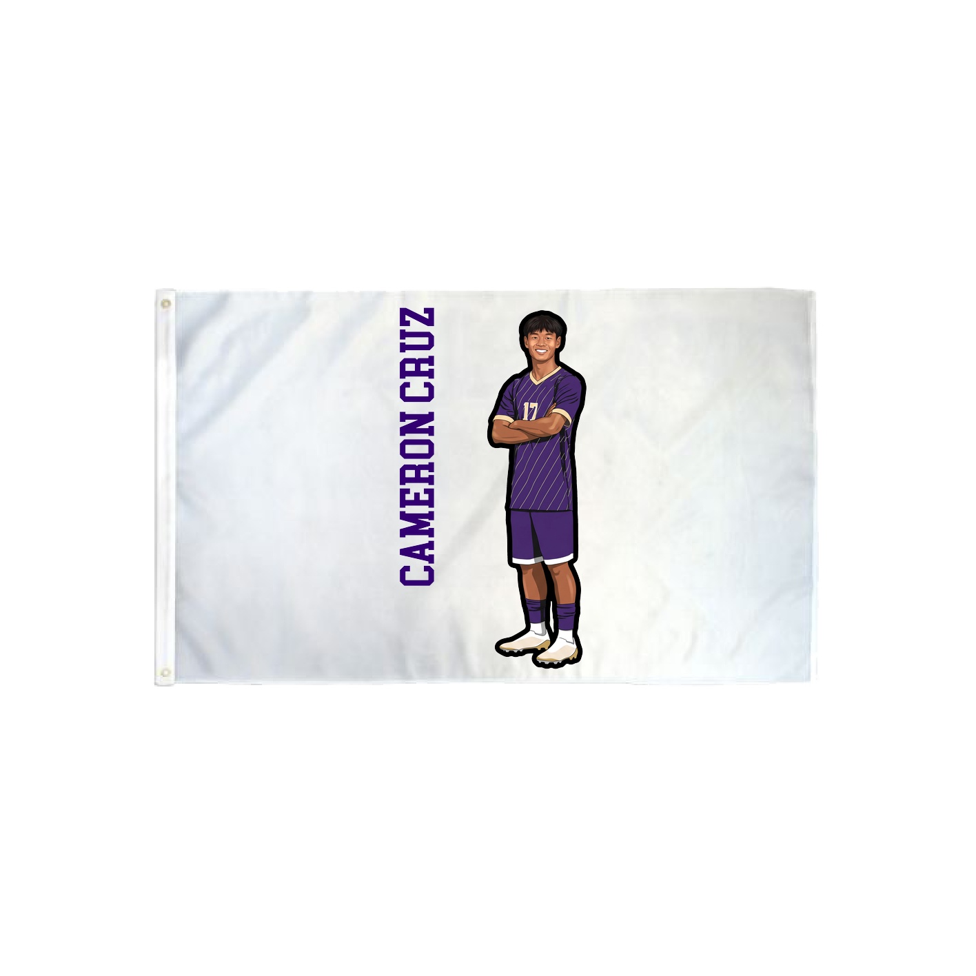 3x5 Flag — Name Vertical in Classic