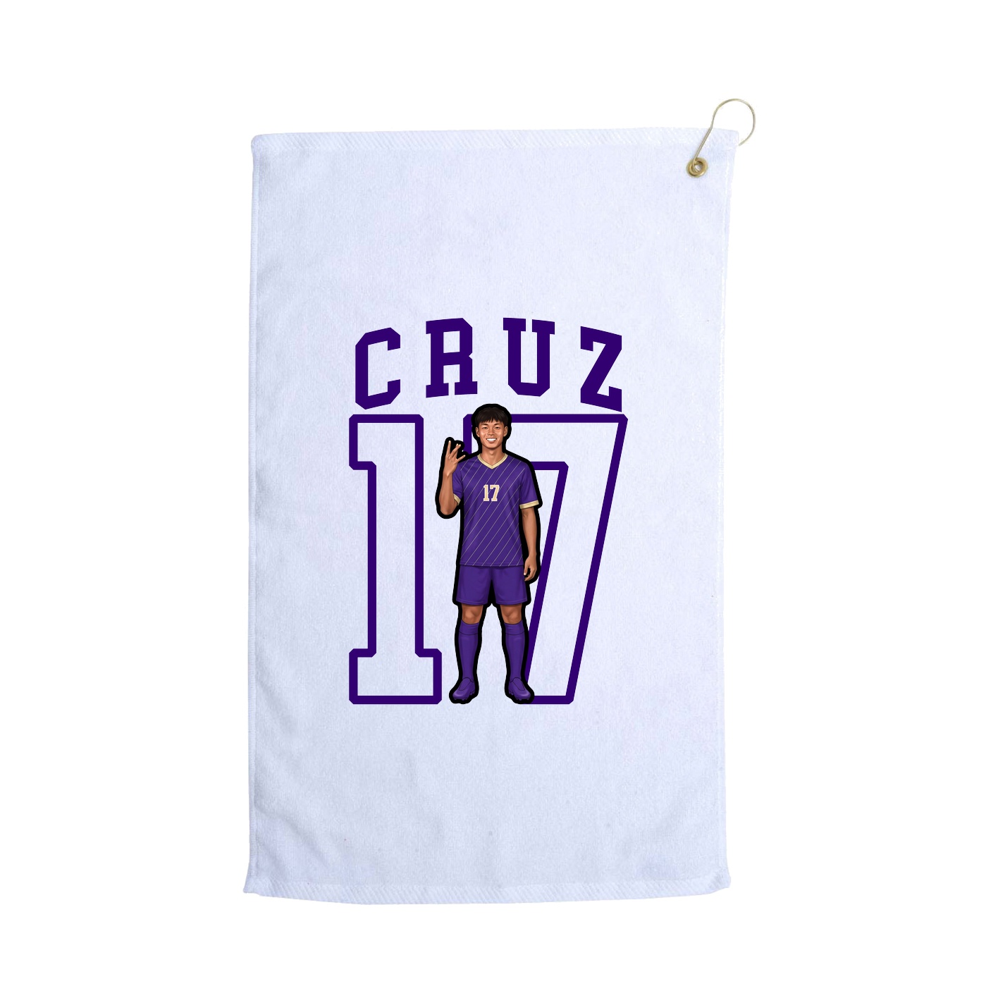 Golf Towel — Shirsey in White