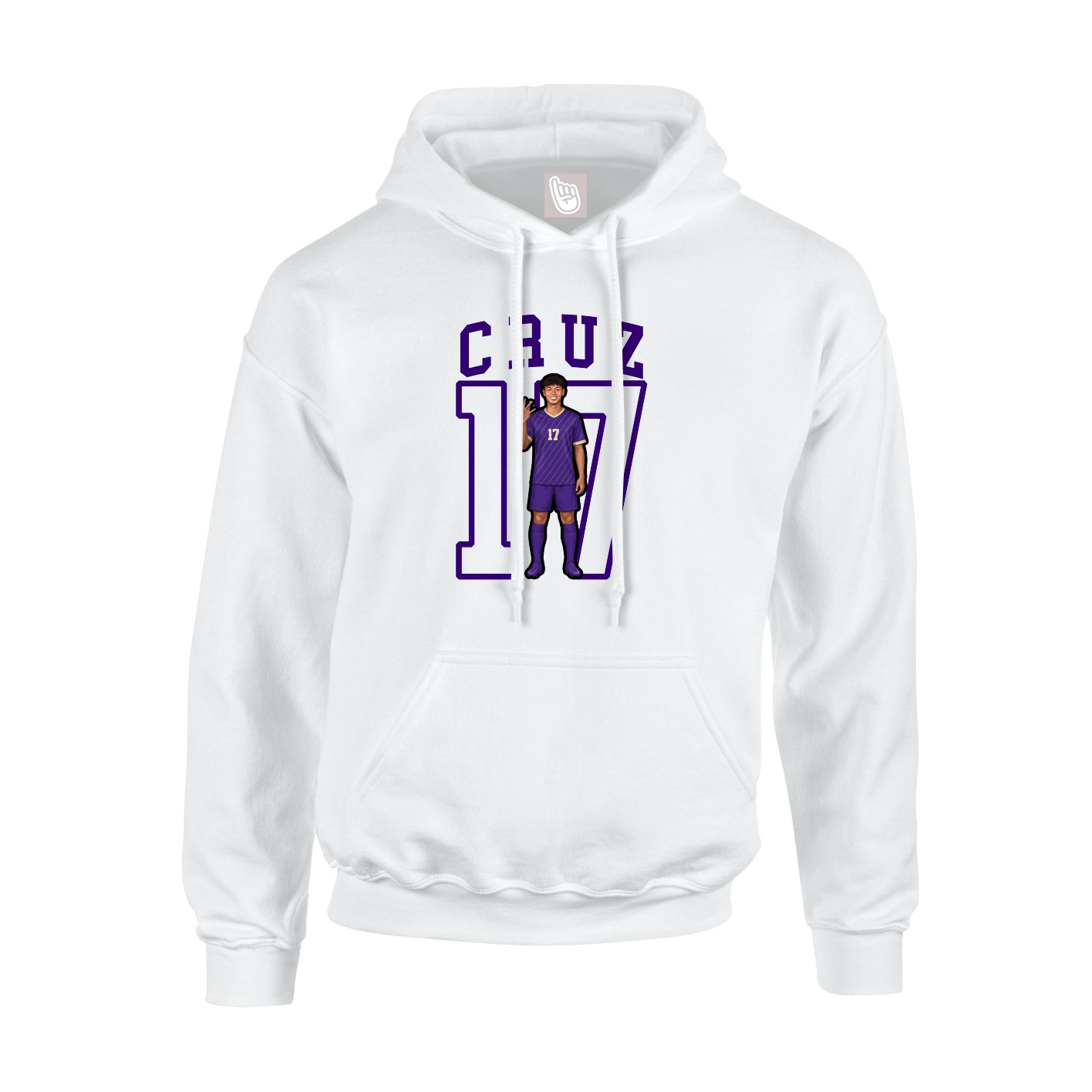 Youth Hoodie — Shirsey in White
