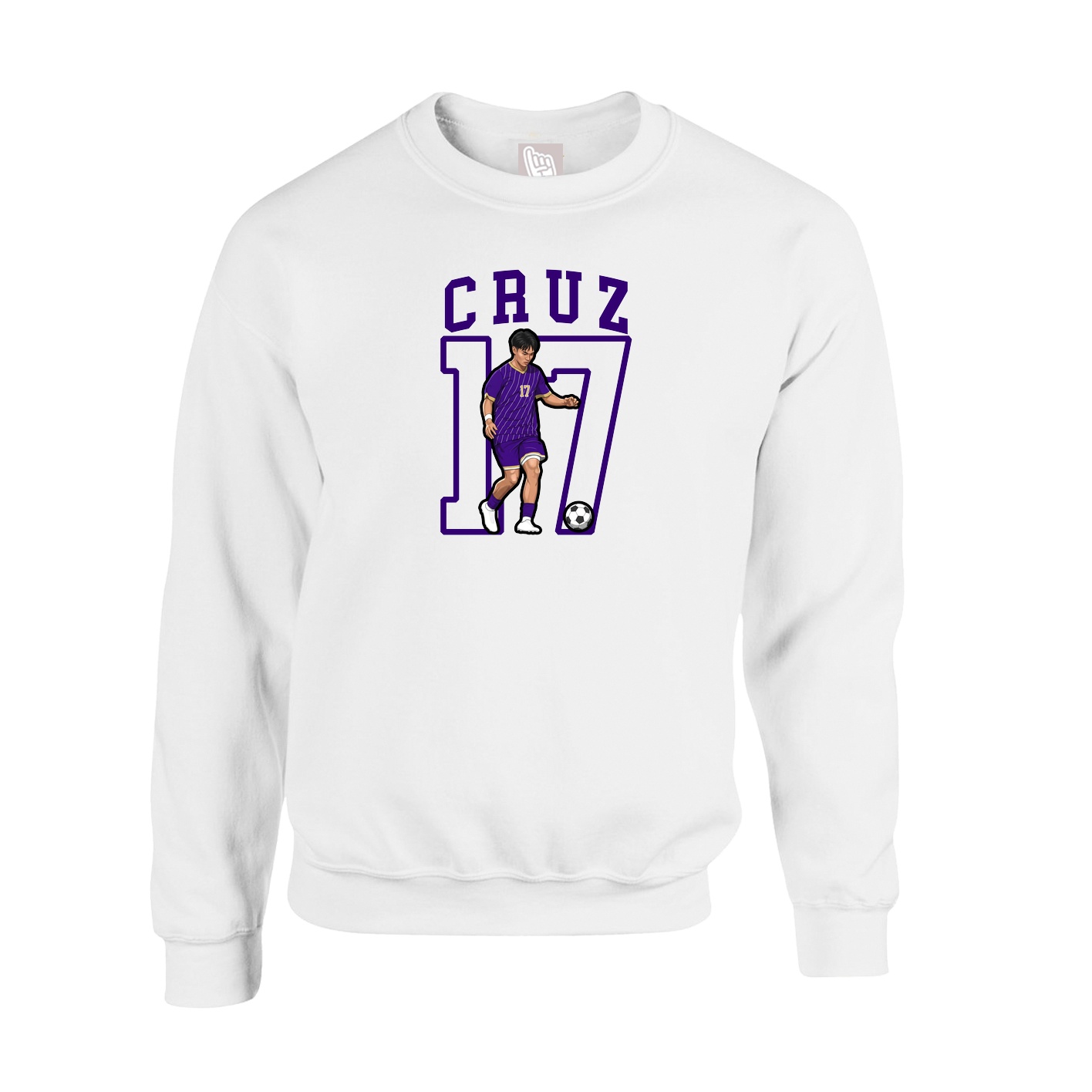 Fleece Crew — Shirsey in White