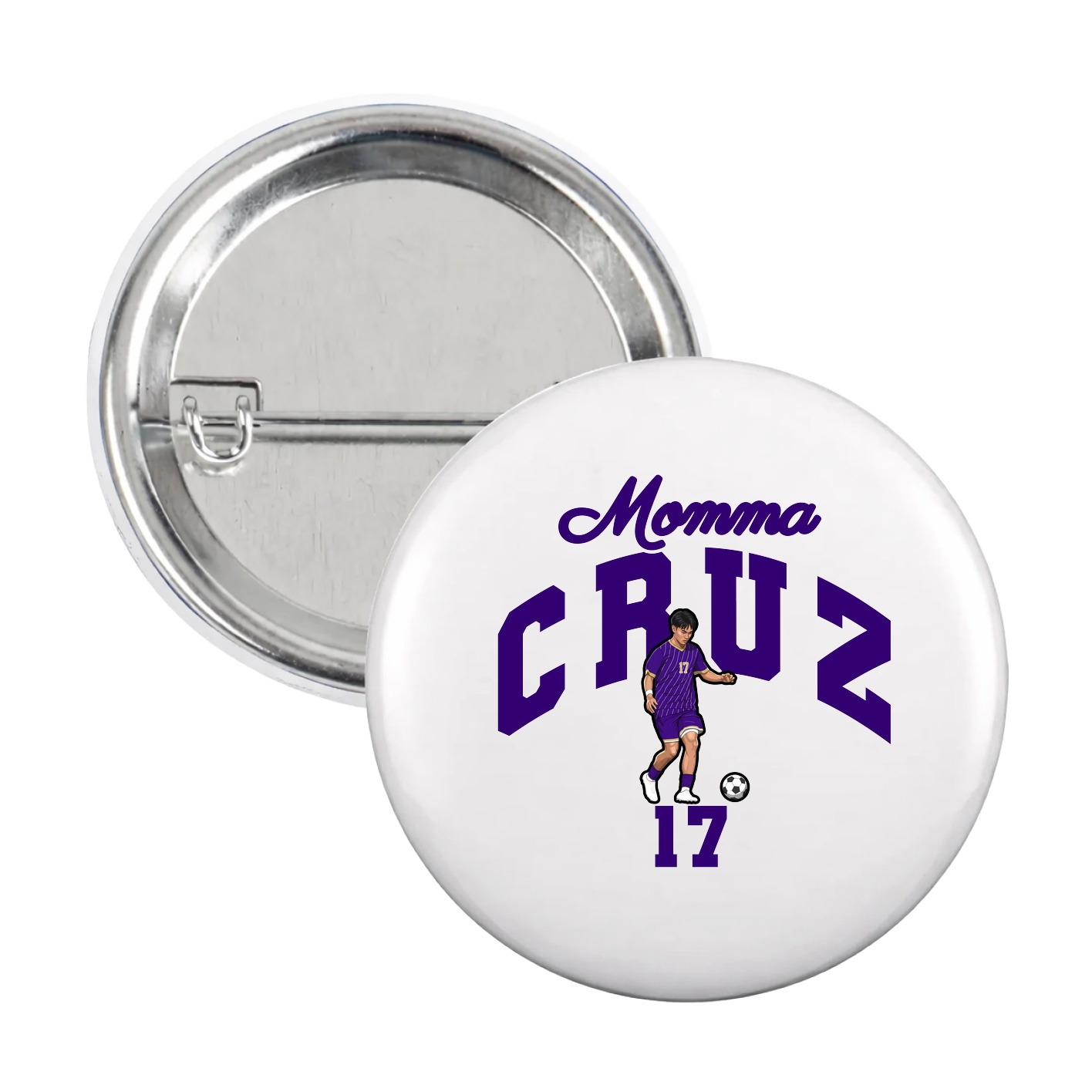 Game Day Button — Mothers Day Arch in White
