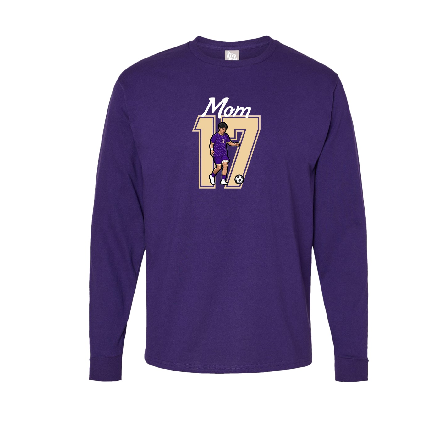 Long Sleeve Tee — Mothers Day Shirsey in Purple