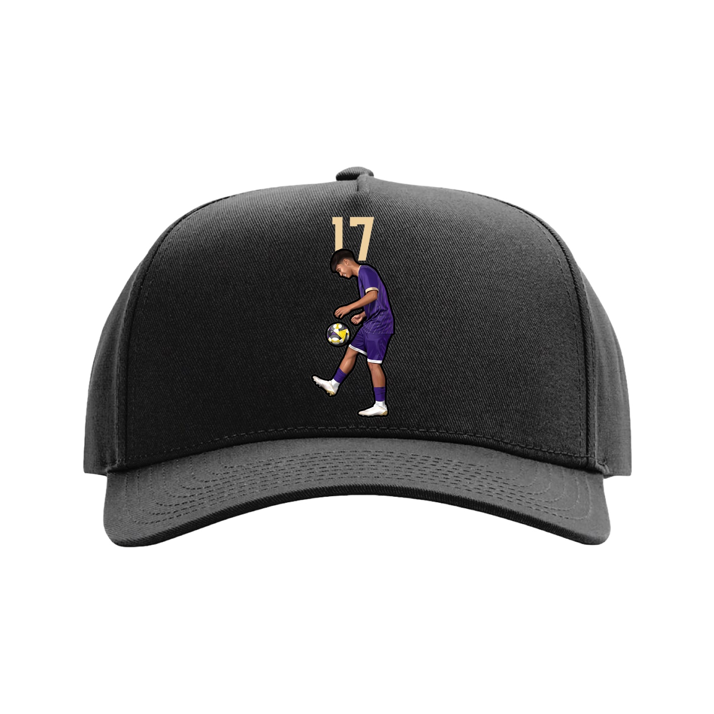 Full Fabric Five-Panel Champ Cap