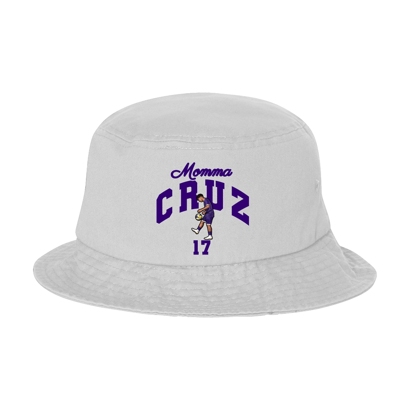 Bucket Cap — Mothers Day Arch in White