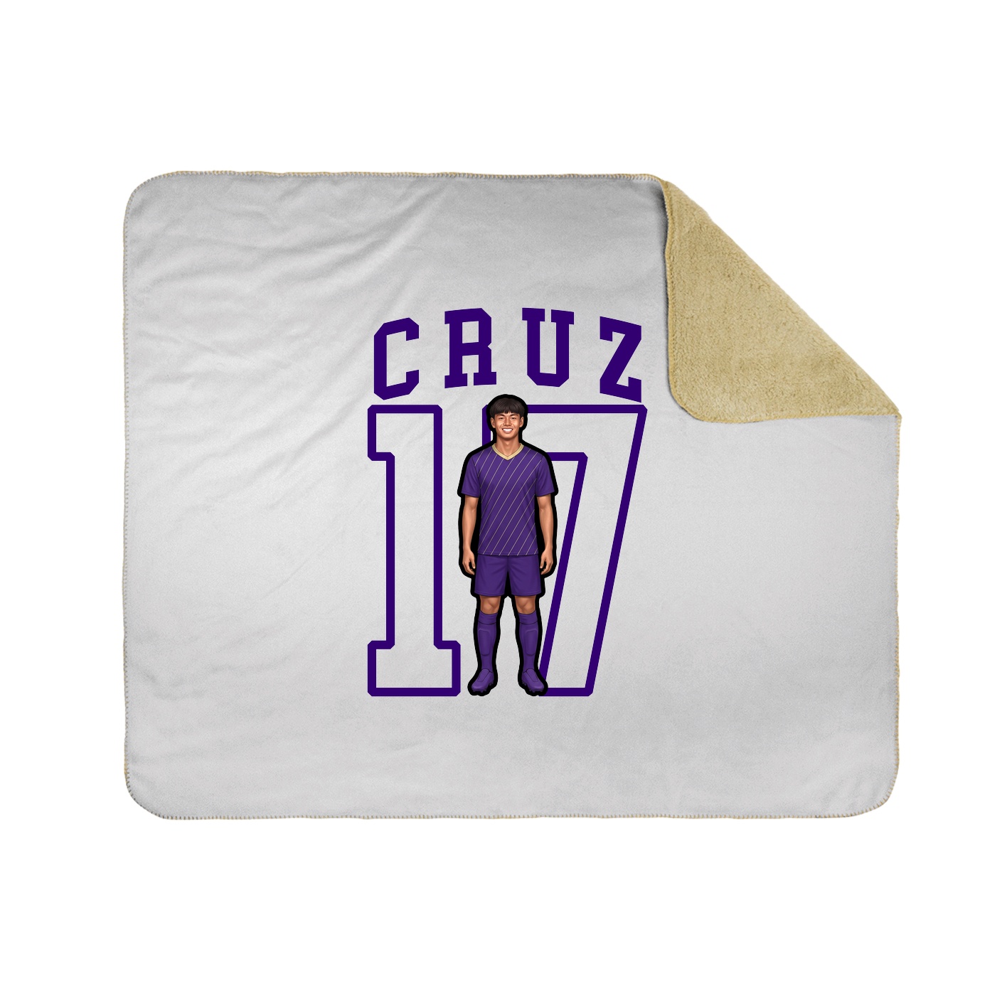 Throw Blanket — Shirsey in White