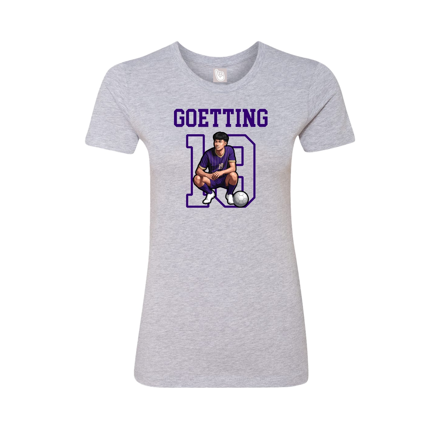 Fitted Women's Tee — Shirsey in Grey