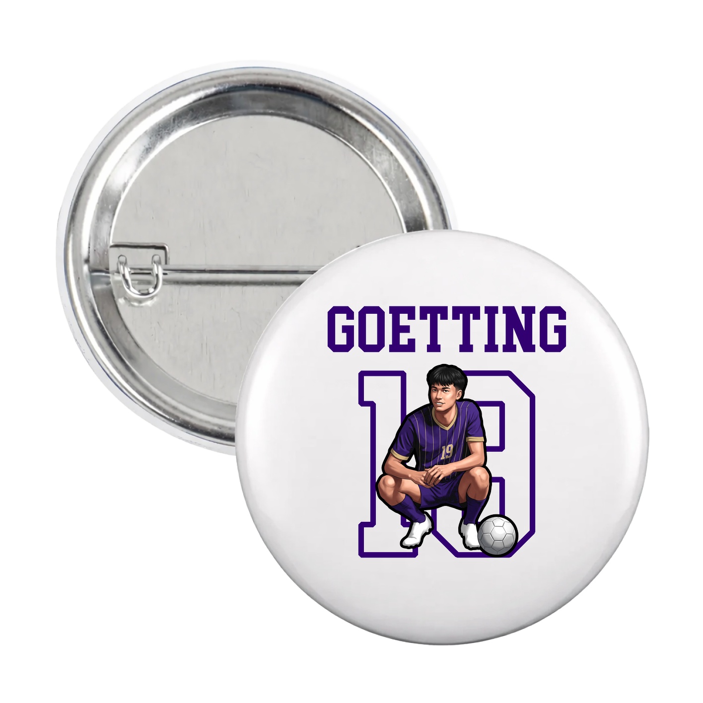 Game Day Button — Shirsey in White