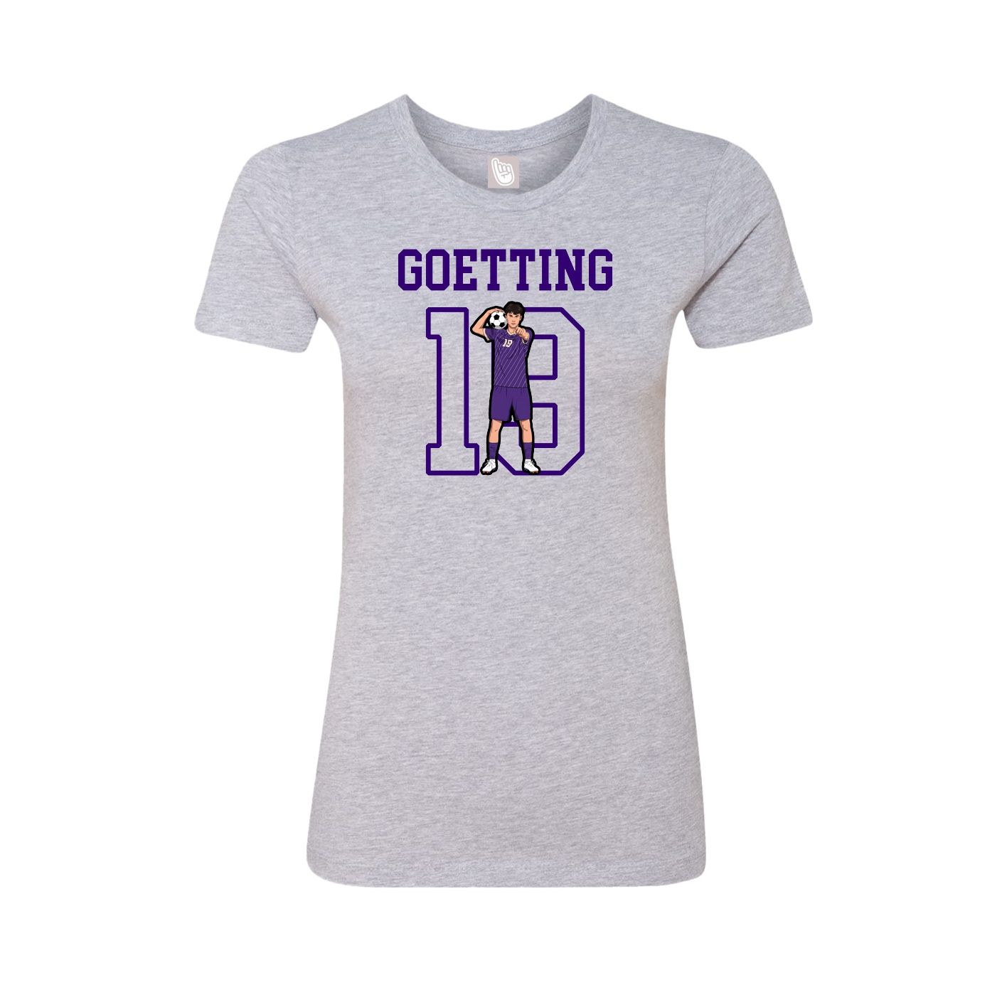 Fitted Women's Tee — Shirsey in Grey
