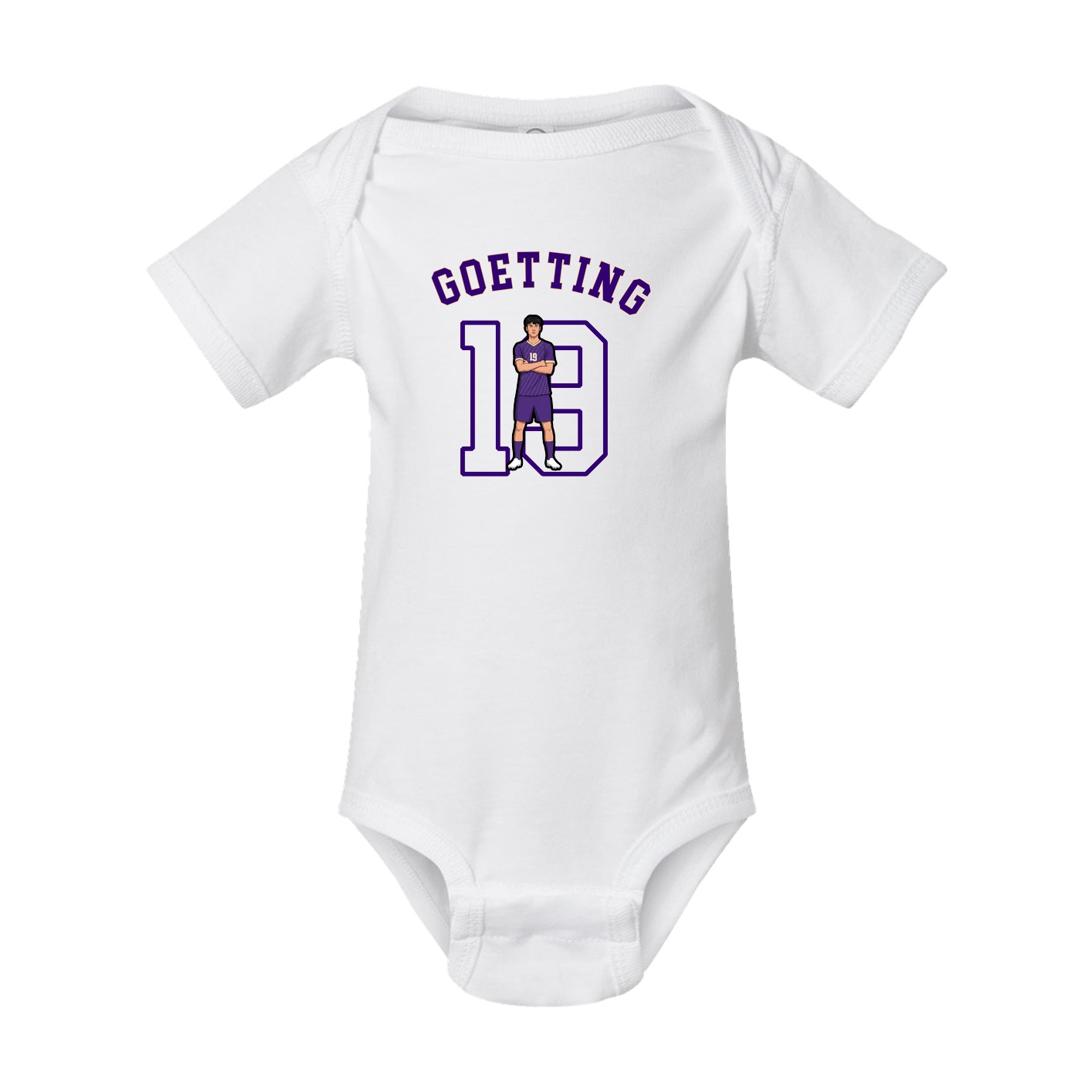 Baby Onesie — Shirsey Arch in White