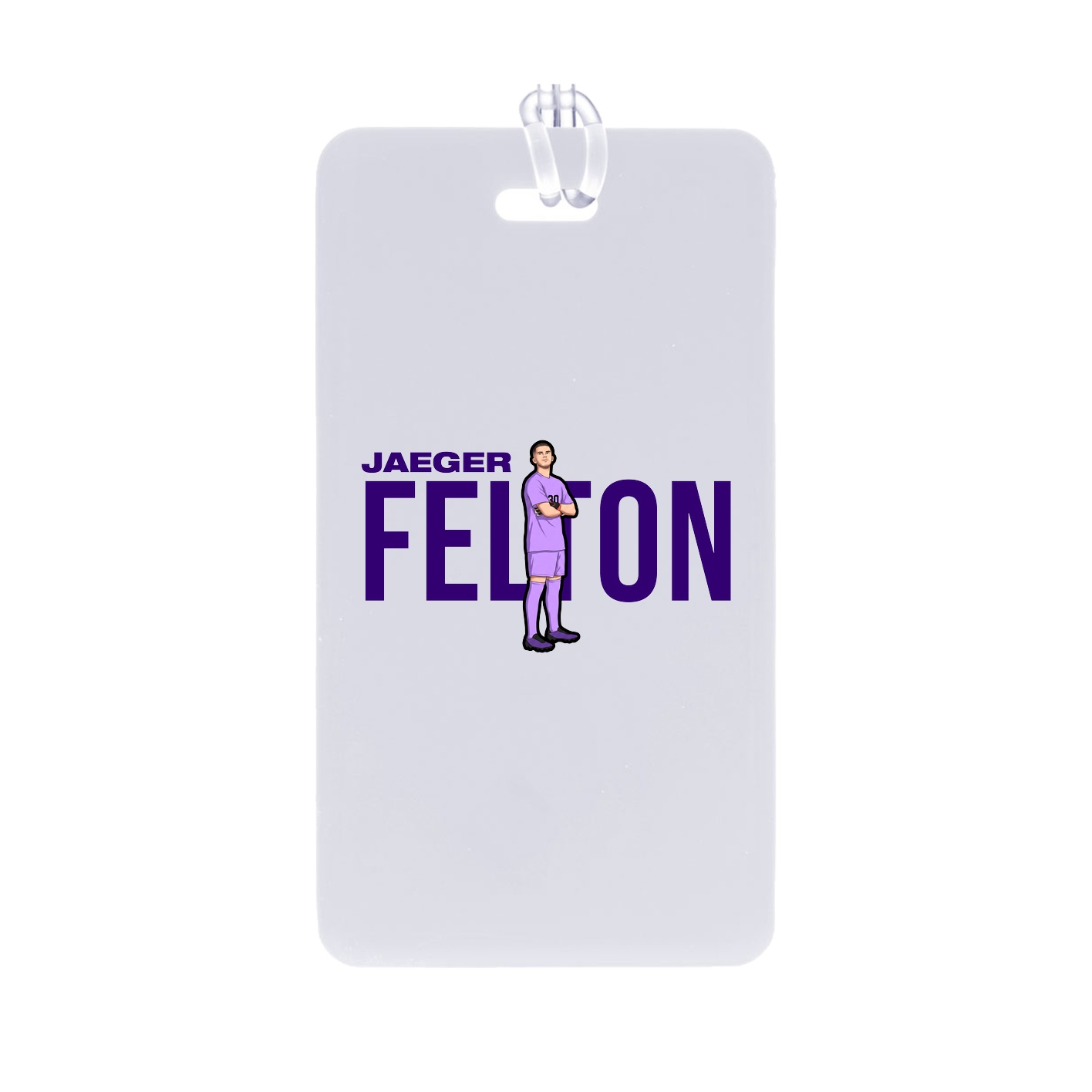 Bag Tag — Player Name in Classic