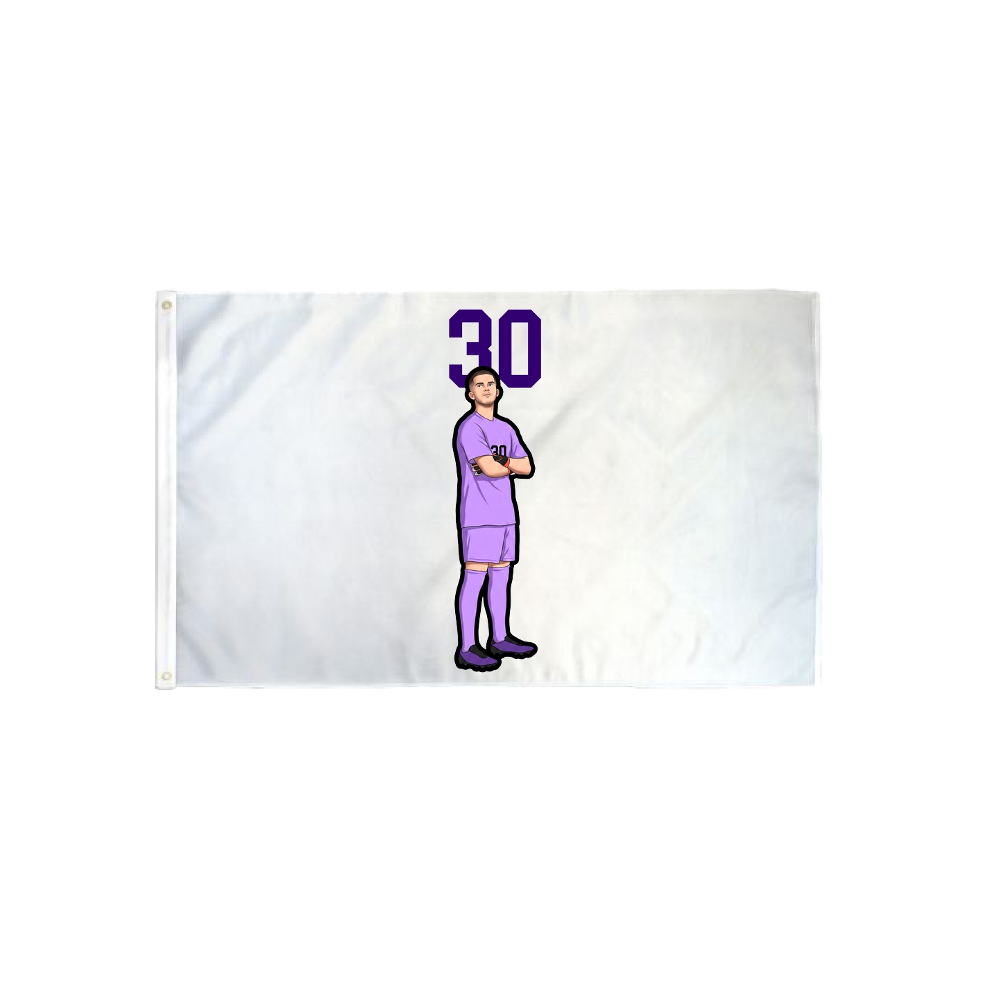 3x5 Flag — Number Top in Classic