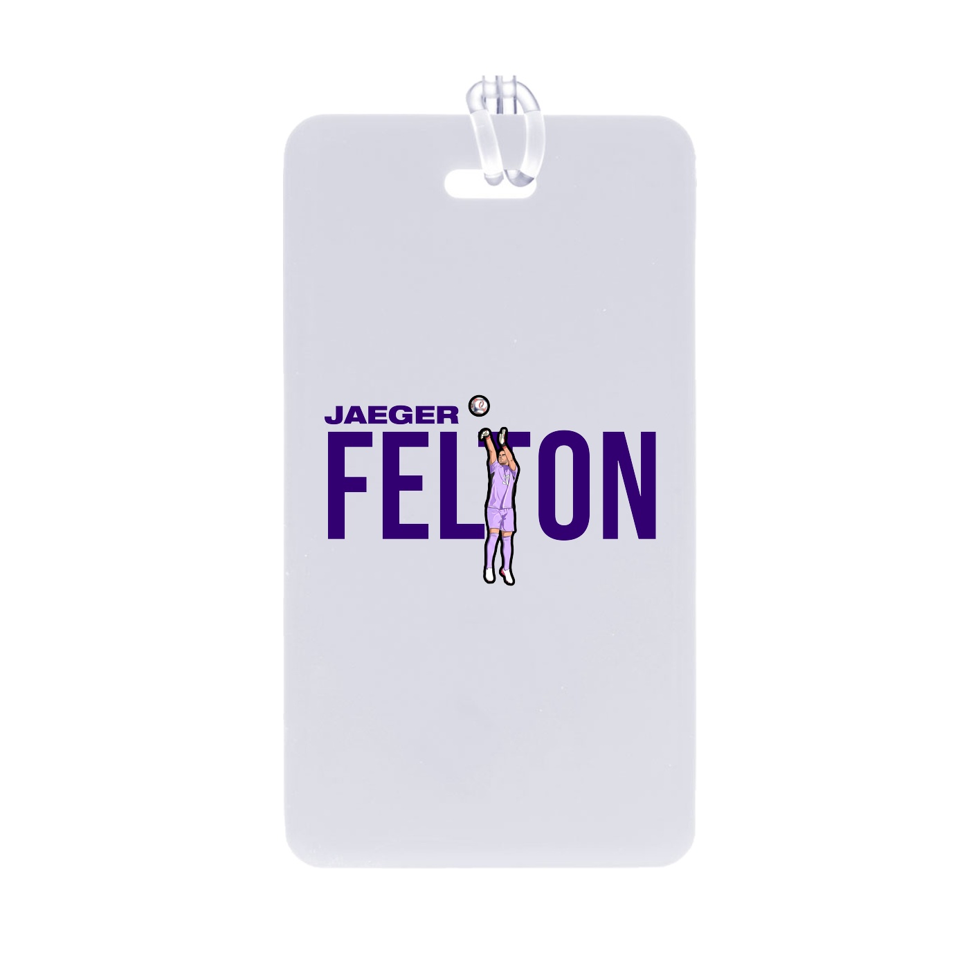Bag Tag — Player Name in Classic