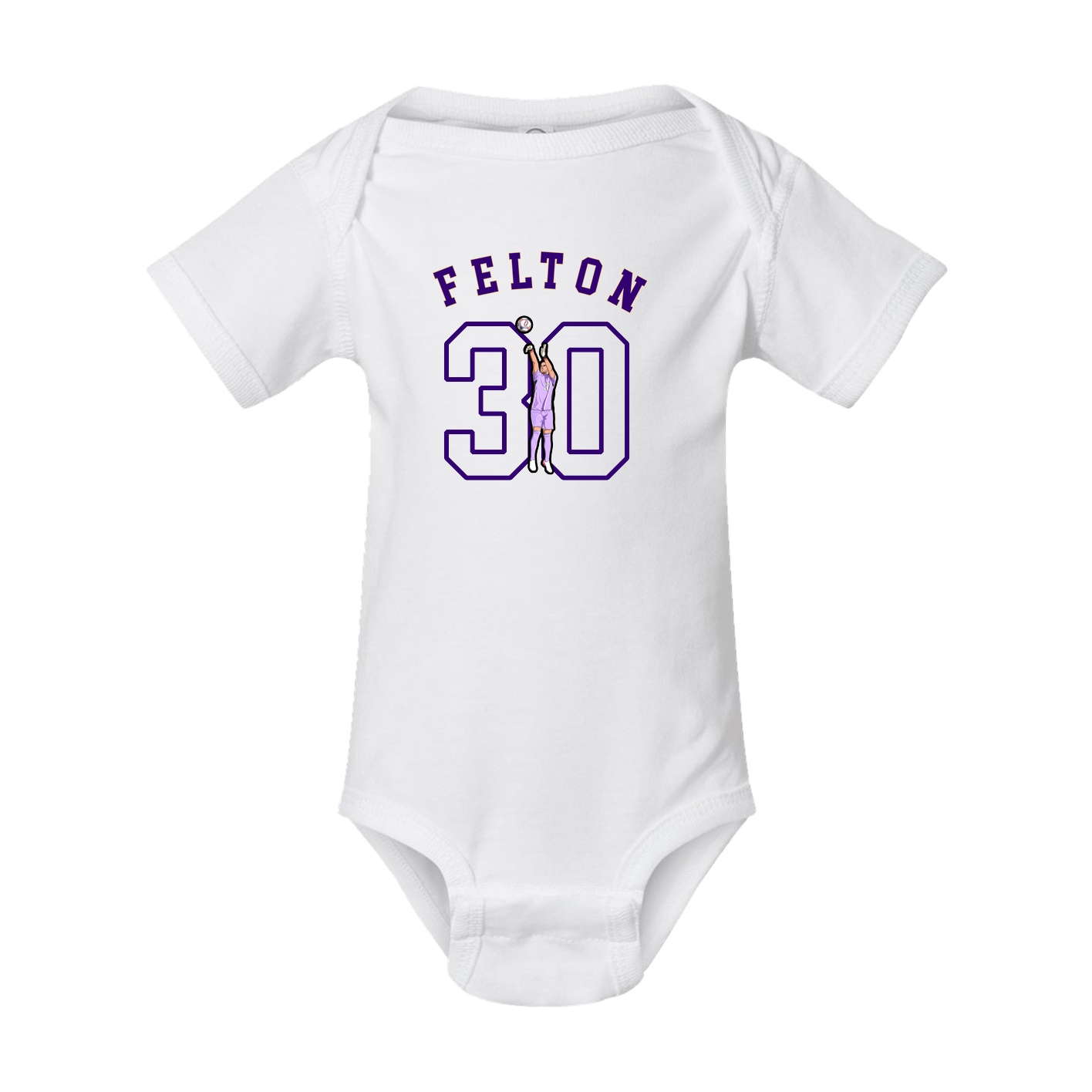 Baby Onesie — Shirsey Arch in White
