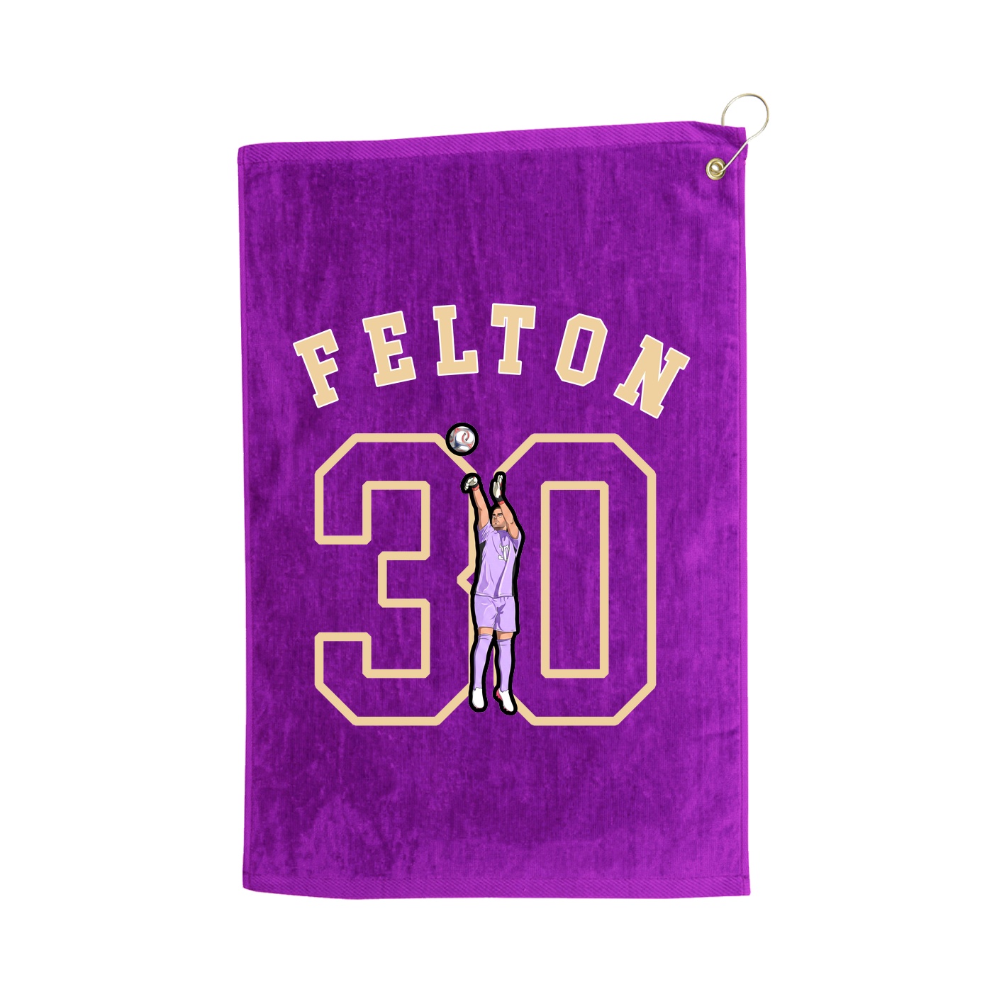 Golf Towel — Shirsey Arch in Purple