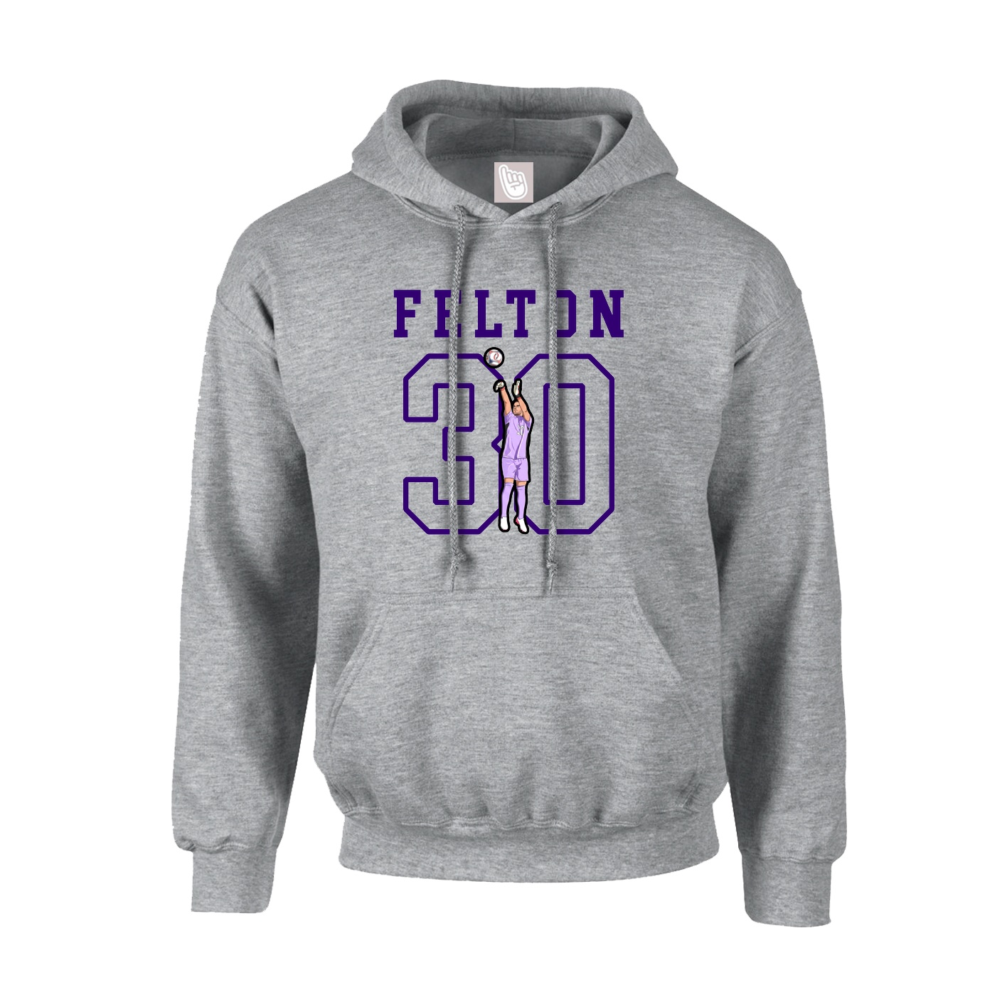 Hoodie — Shirsey in Grey